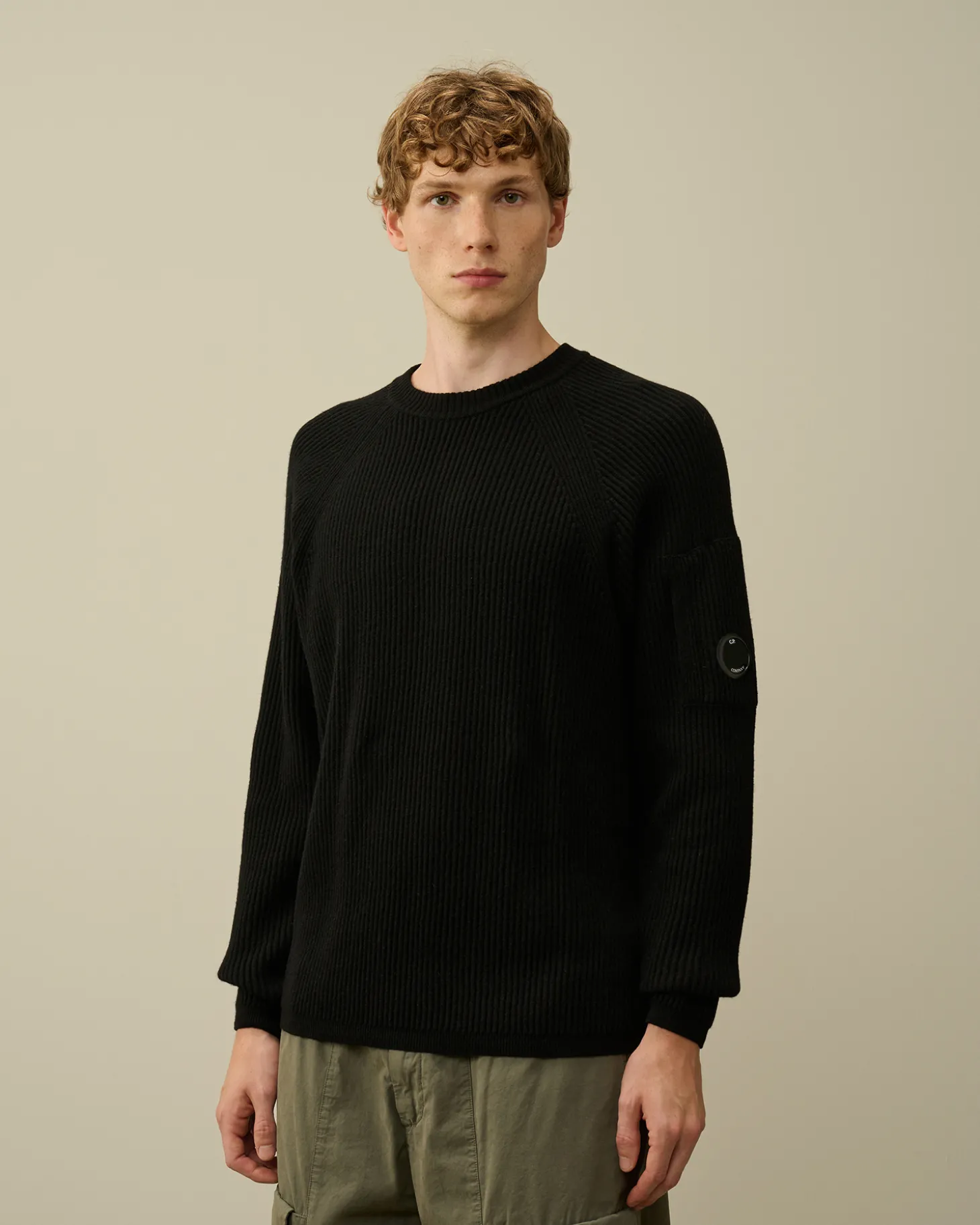 Lambswool GRS Crew Neck Full Knit<C.P. Company Online