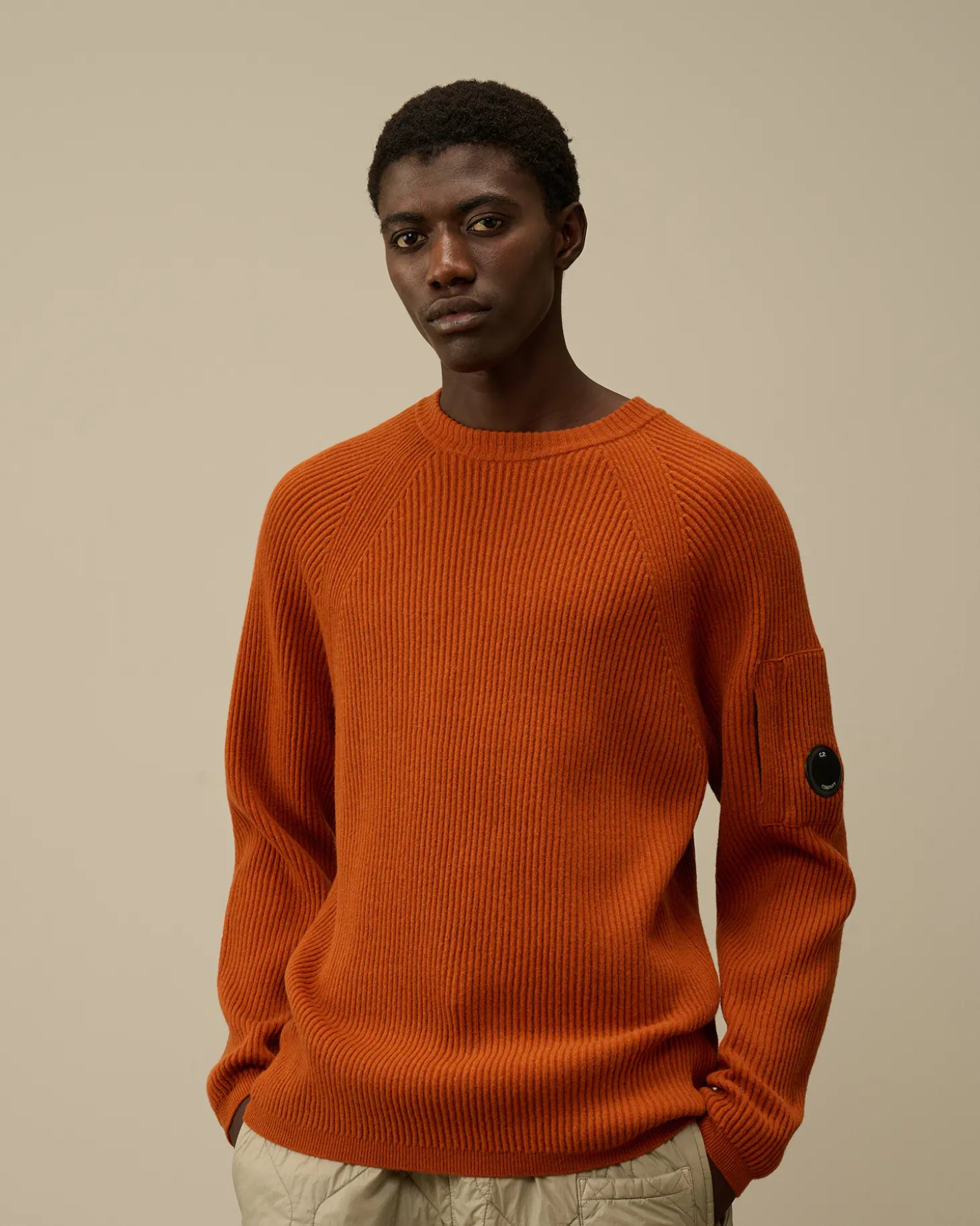 Lambswool GRS Crew Neck Full Knit<C.P. Company Discount