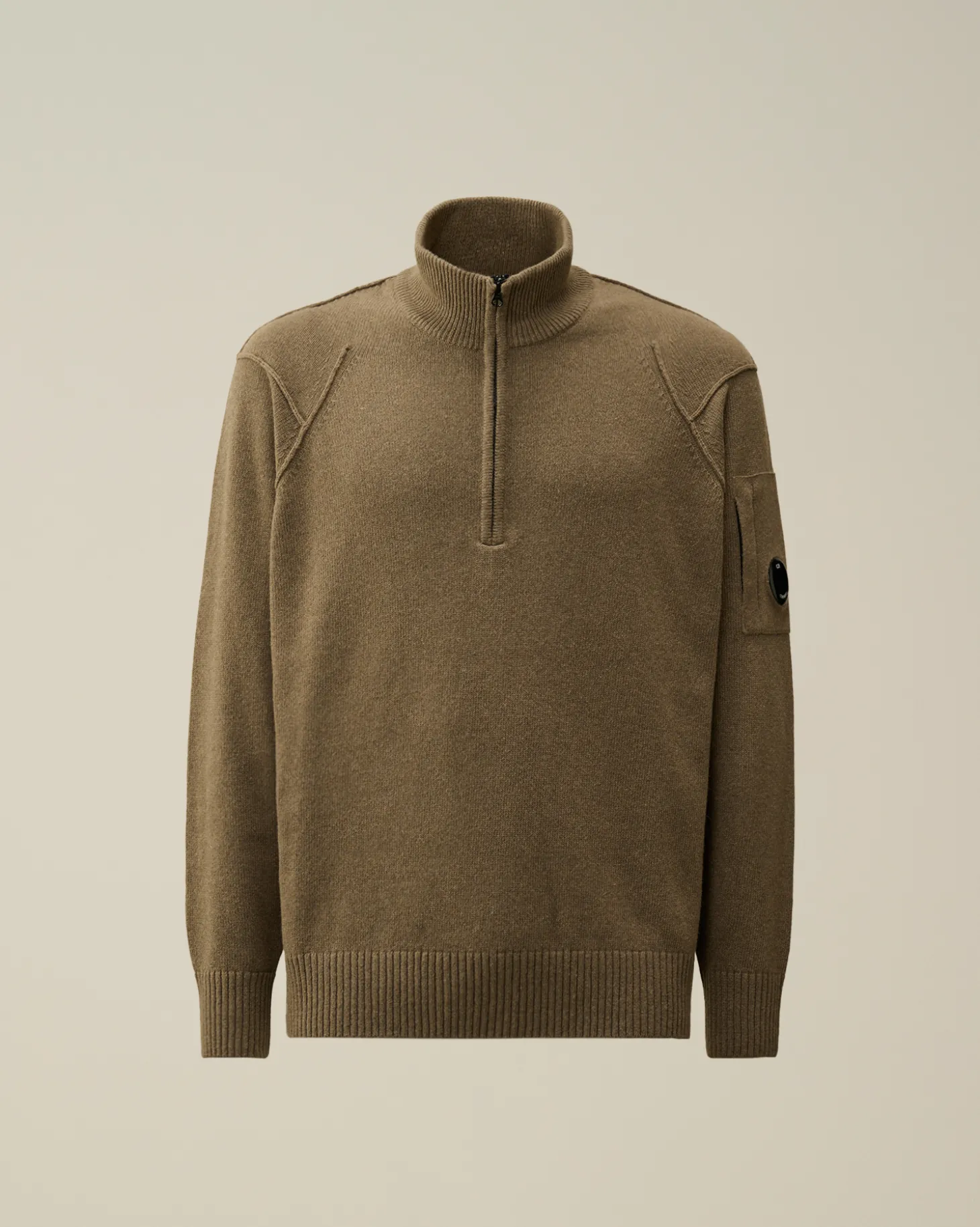 Lambswool GRS Half Zipped Knit<C.P. Company New