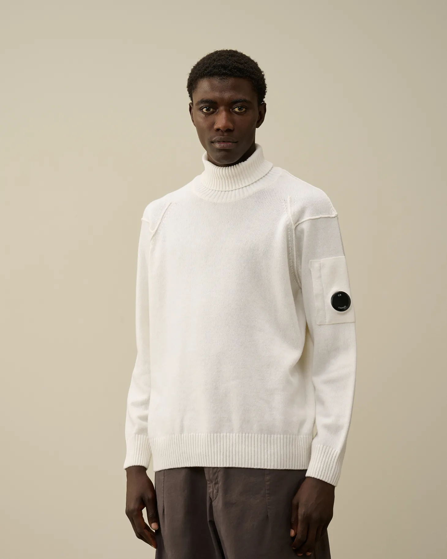 Lambswool GRS Turtleneck Knit<C.P. Company Online