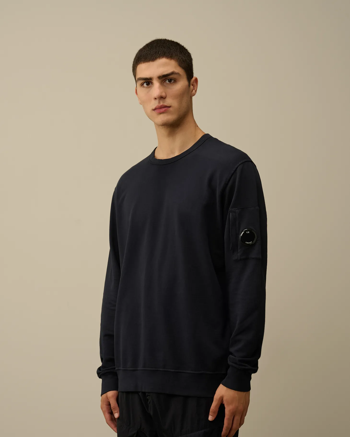 Light Fleece Crew Neck Sweatshirt<C.P. Company Clearance