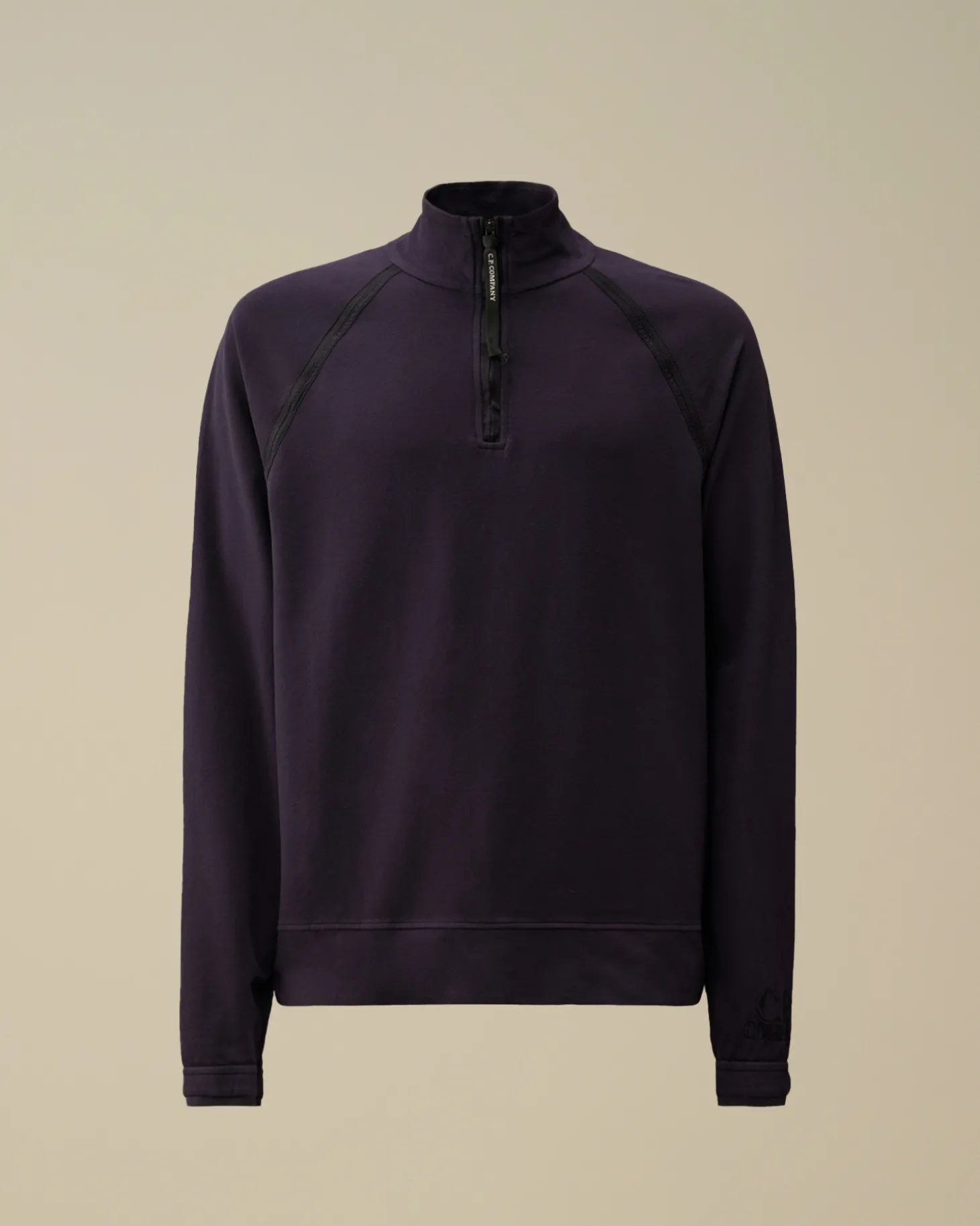 Light Fleece Half Zipped Sweatshirt<C.P. Company Online