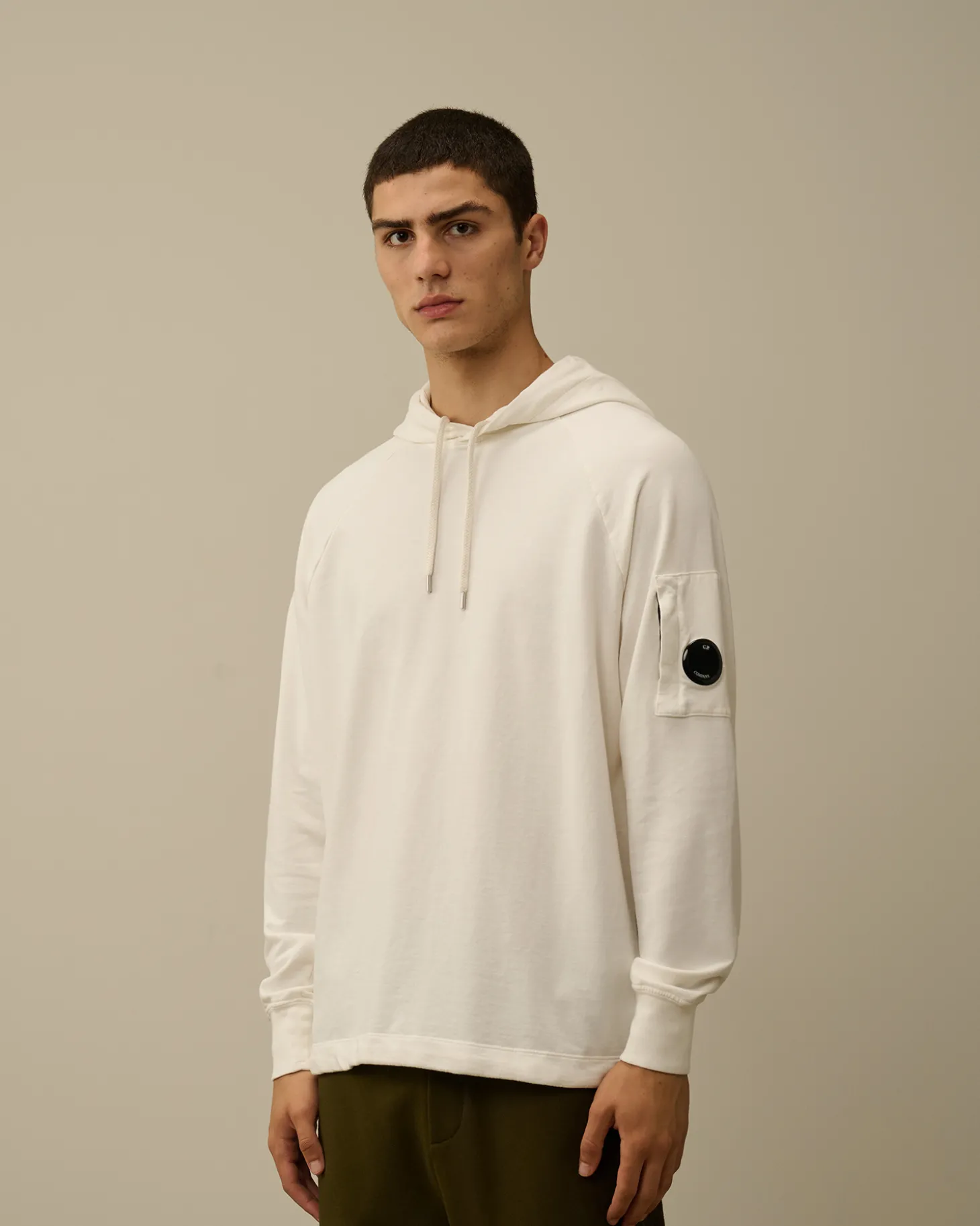 Light Fleece Hooded Sweatshirt<C.P. Company Cheap