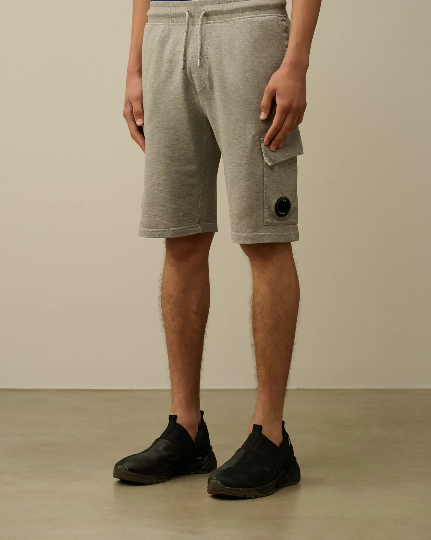 Light Fleece Lens Shorts<C.P. Company Cheap