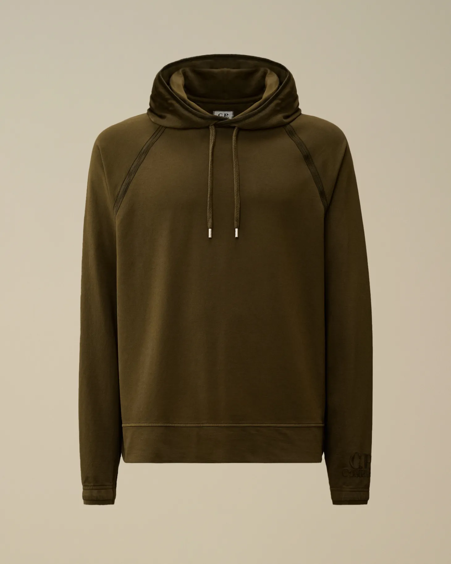 Light Fleece Logo Hooded Sweatshirt<C.P. Company Clearance