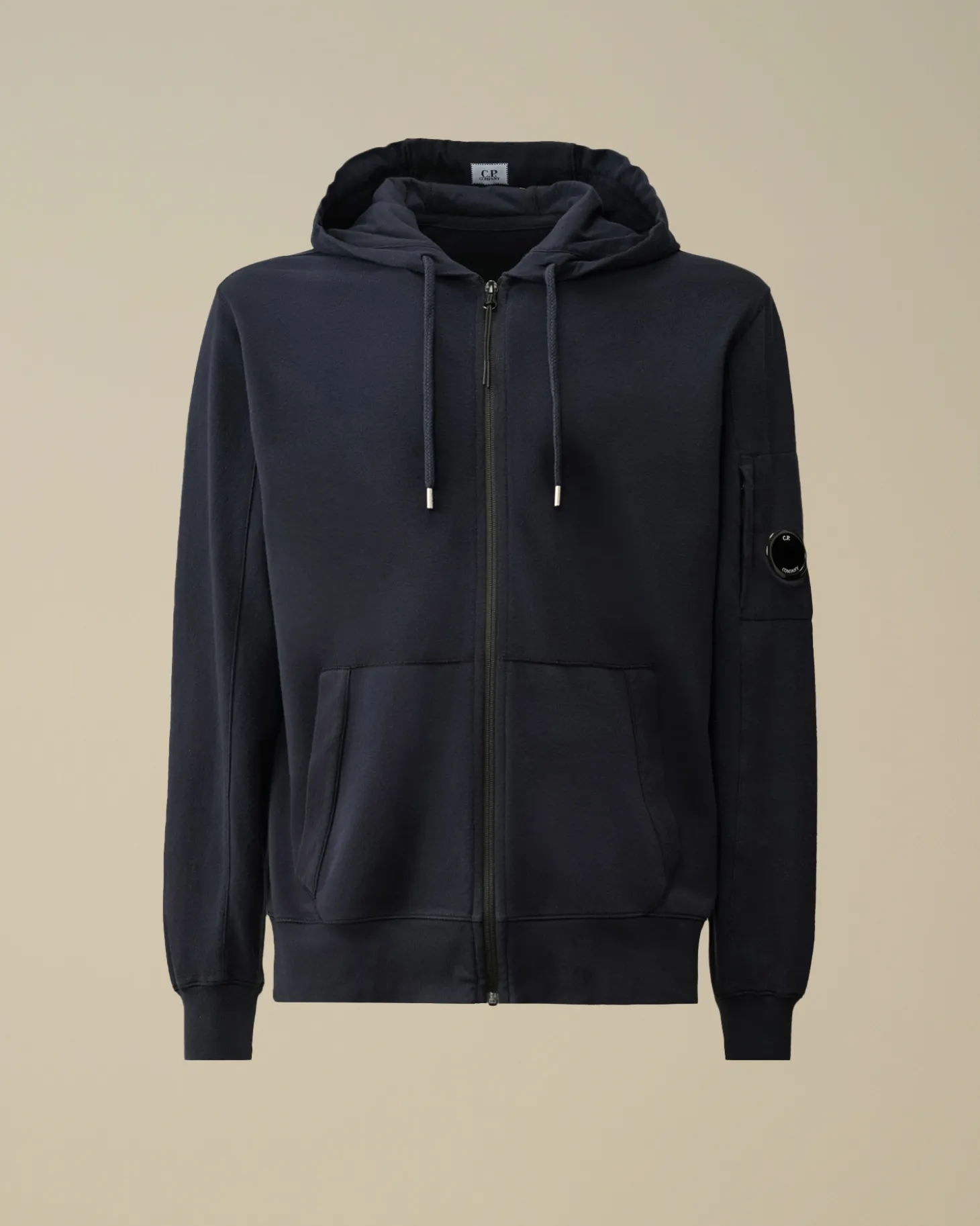 Light Fleece Zipped Hooded Sweatshirt<C.P. Company Clearance