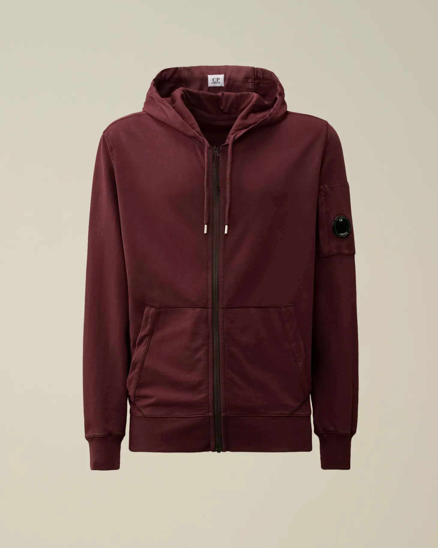 Light Fleece Zipped Hooded Sweatshirt<C.P. Company Online