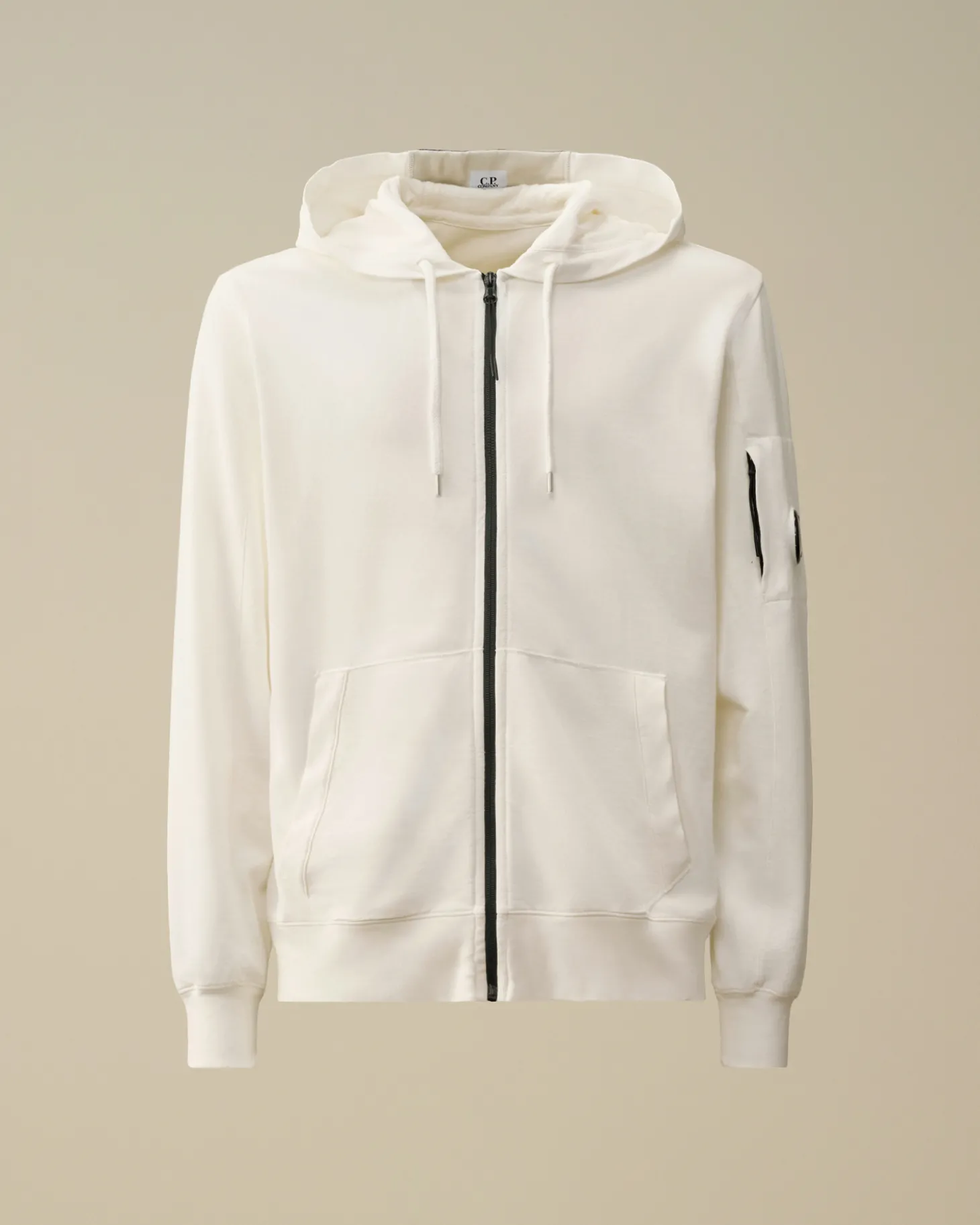 Light Fleece Zipped Hooded Sweatshirt<C.P. Company Outlet