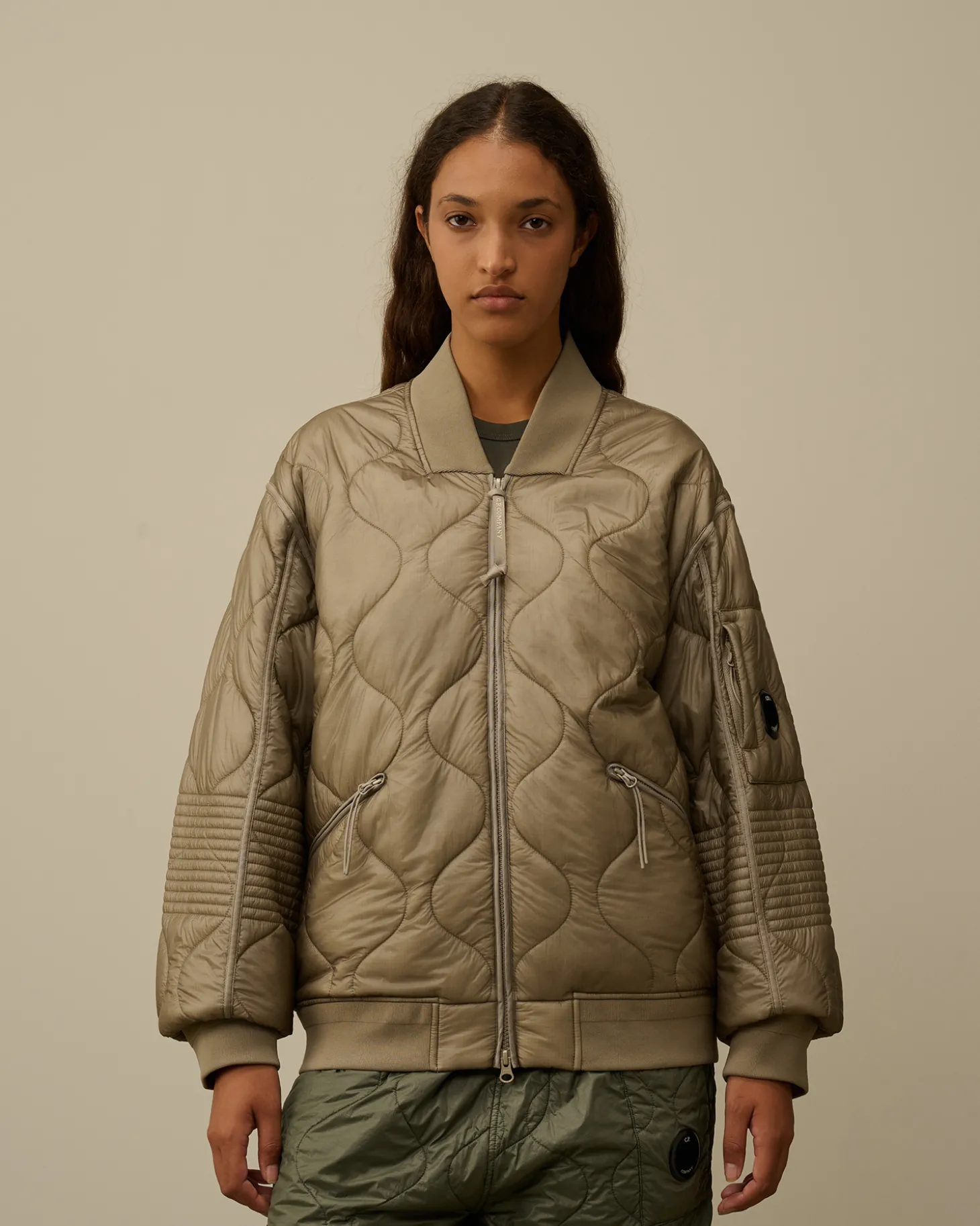 Liner Padded Bomber Jacket<C.P. Company Discount