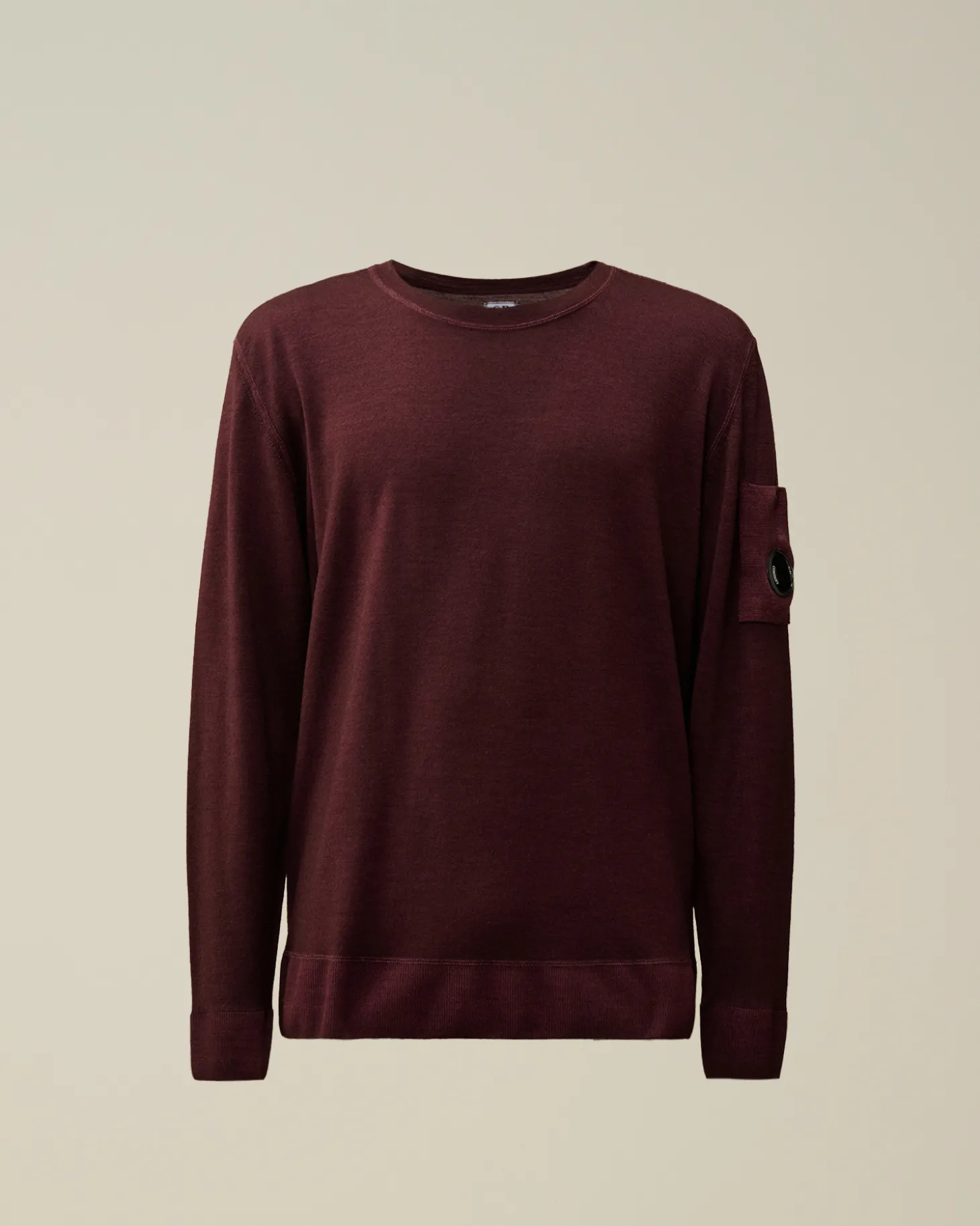 Merino Wool Fast Dyed Crew Neck Knit<C.P. Company Store