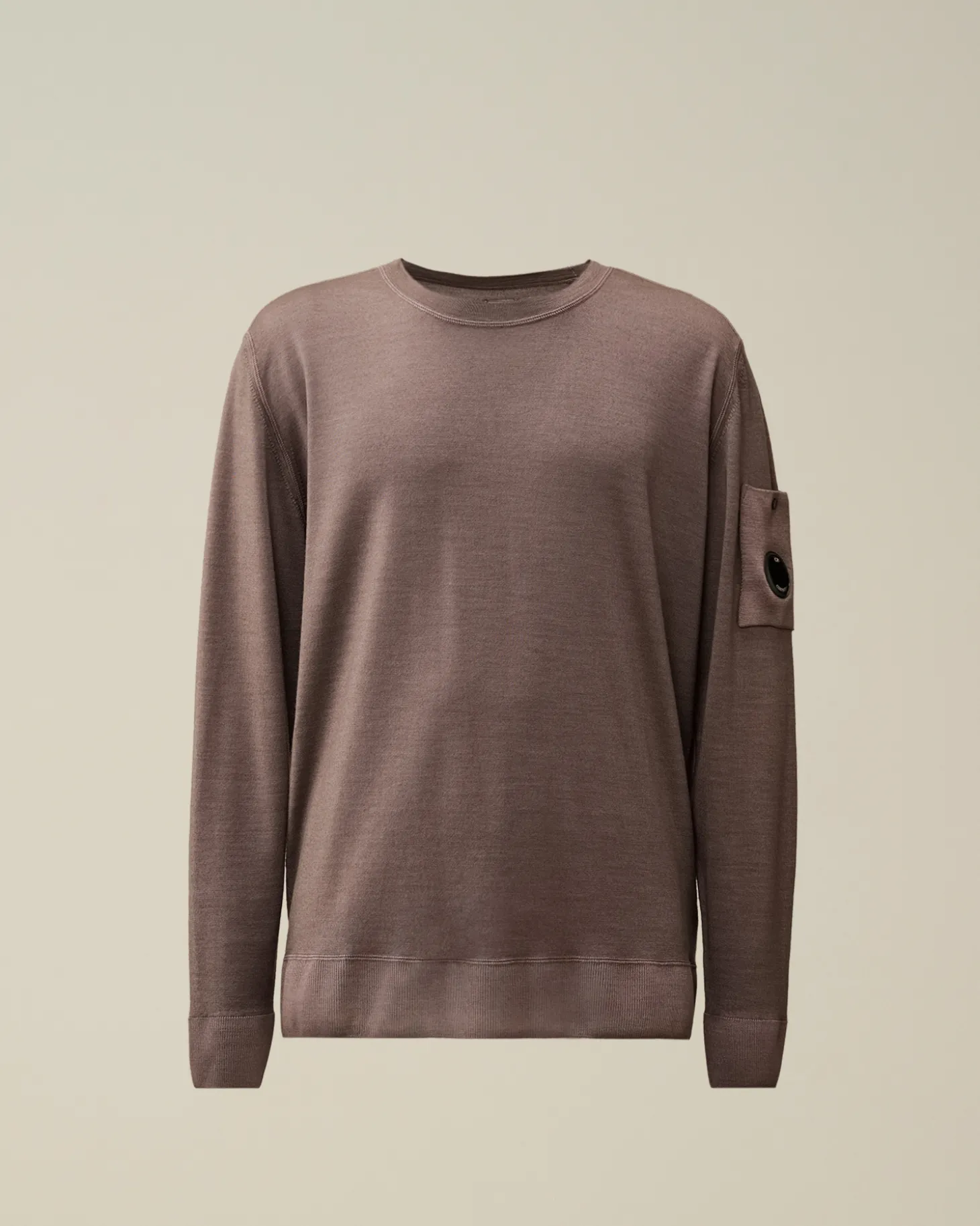 Merino Wool Fast Dyed Crew Neck Knit<C.P. Company Clearance