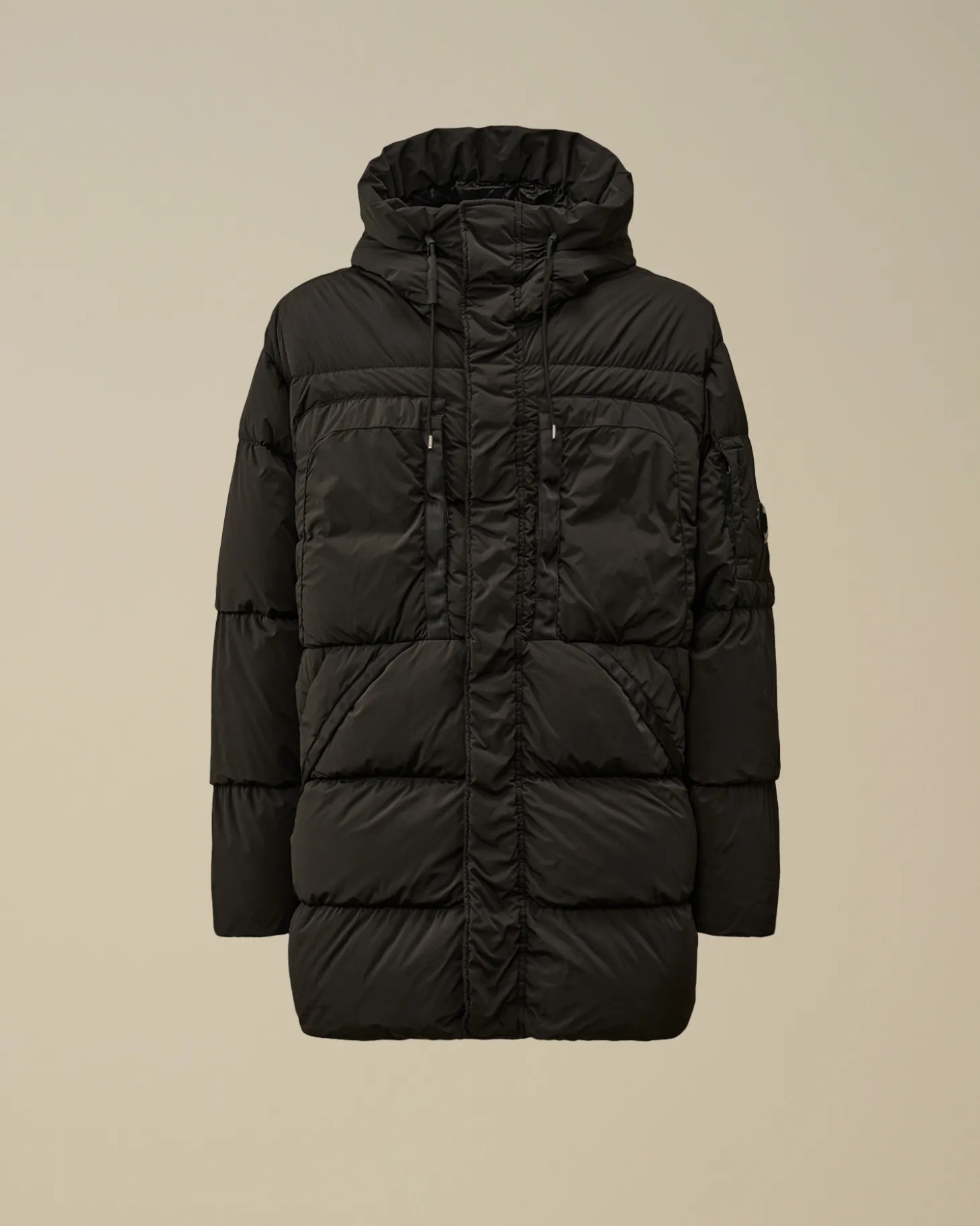 Nycra-R Hooded Long Down Jacket<C.P. Company Flash Sale