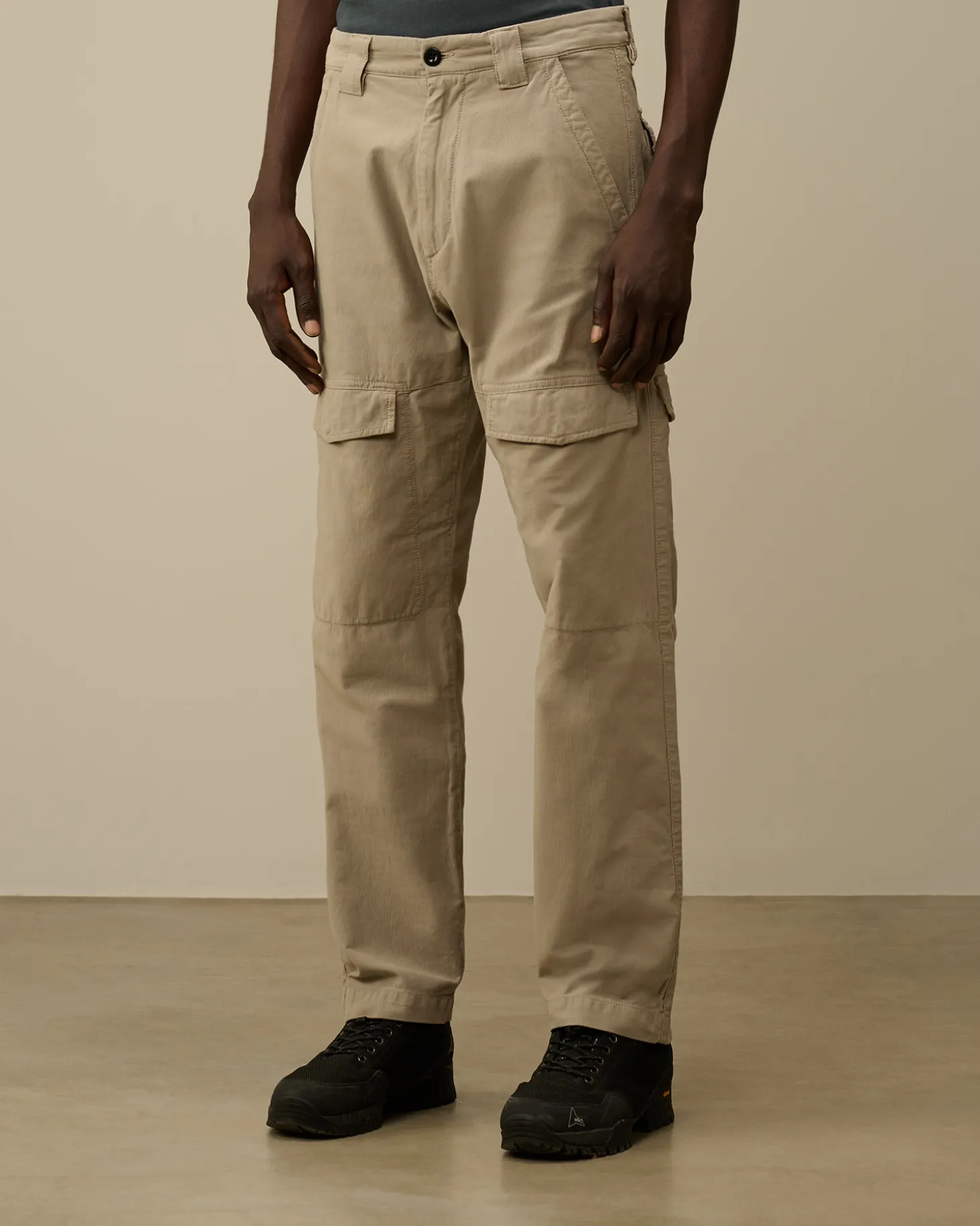 Ottoman Stretch Emerized Regular Pants<C.P. Company Flash Sale