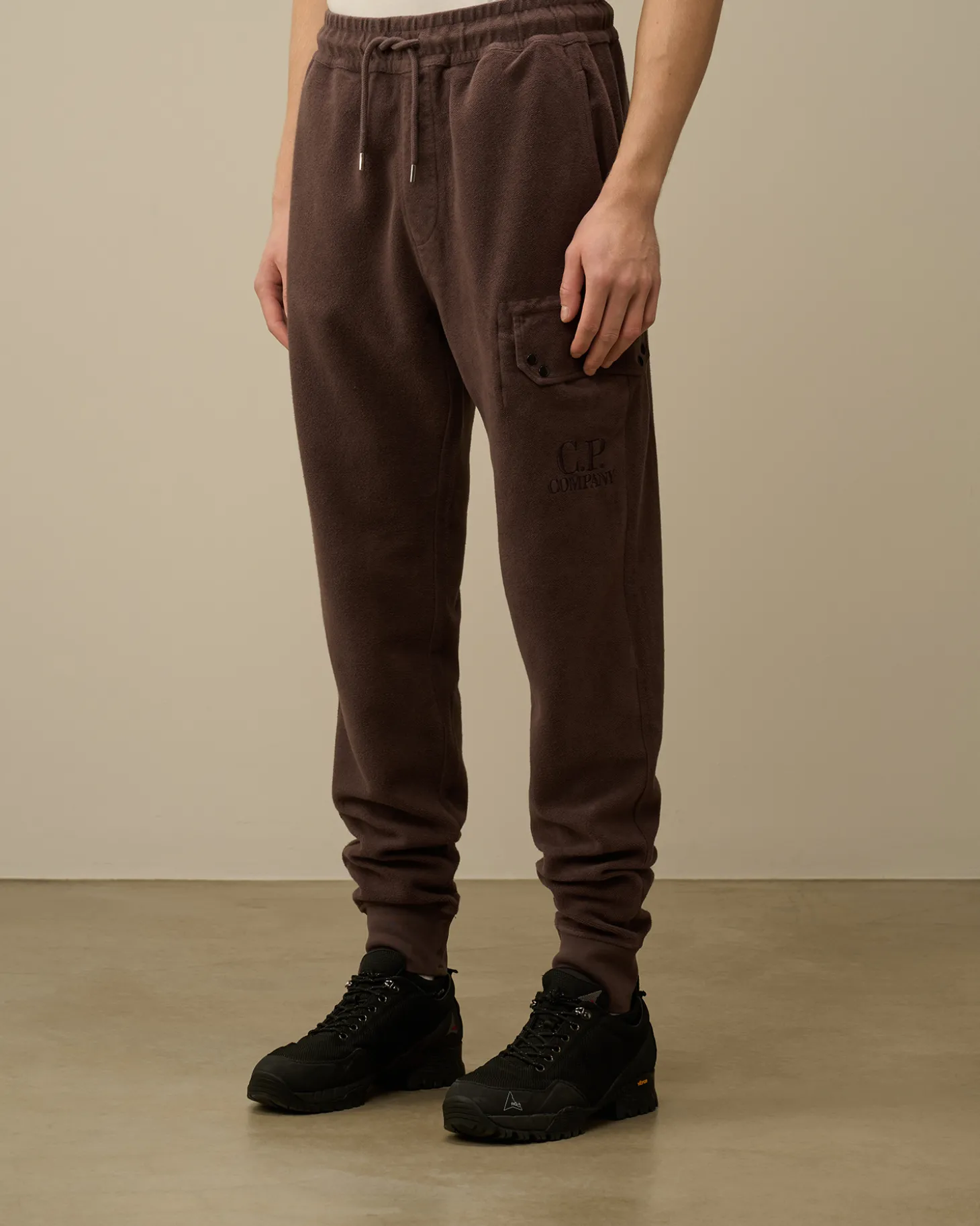 Reverse Brushed & Emerized Diagonal Fleece Sweatpants<C.P. Company Best Sale