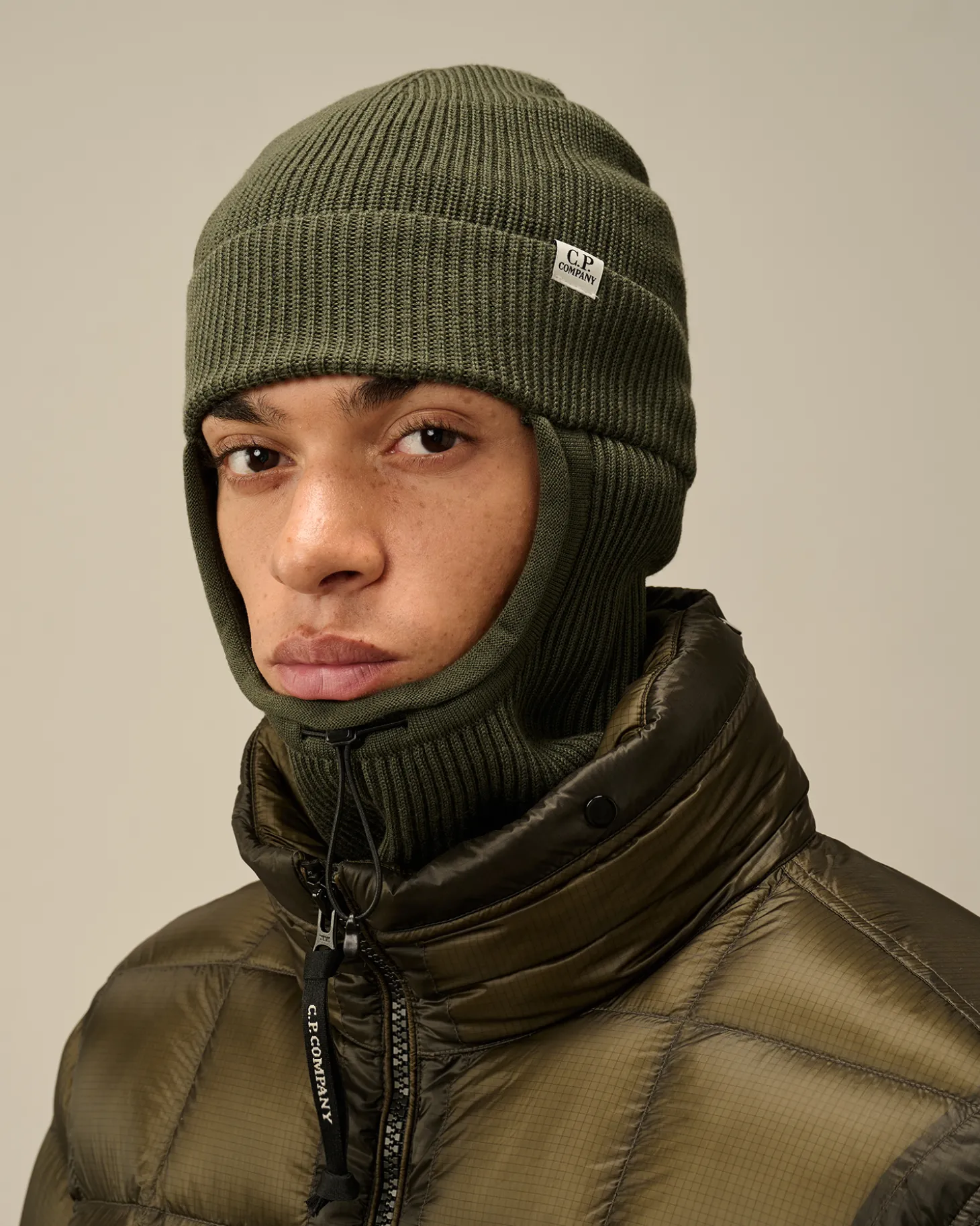 Re-Wool Beanie Balaclava<C.P. Company Clearance