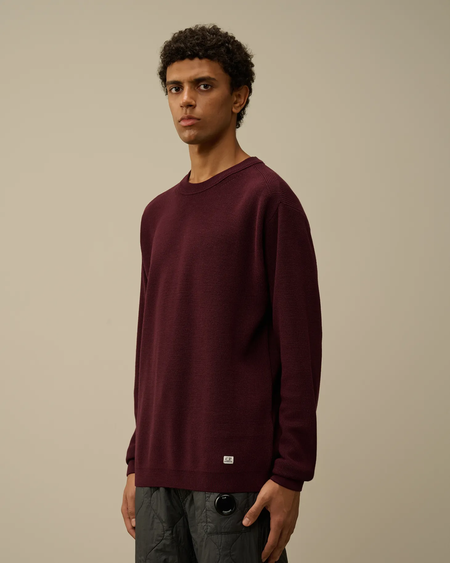 Re-Wool Crewneck Knit<C.P. Company Hot