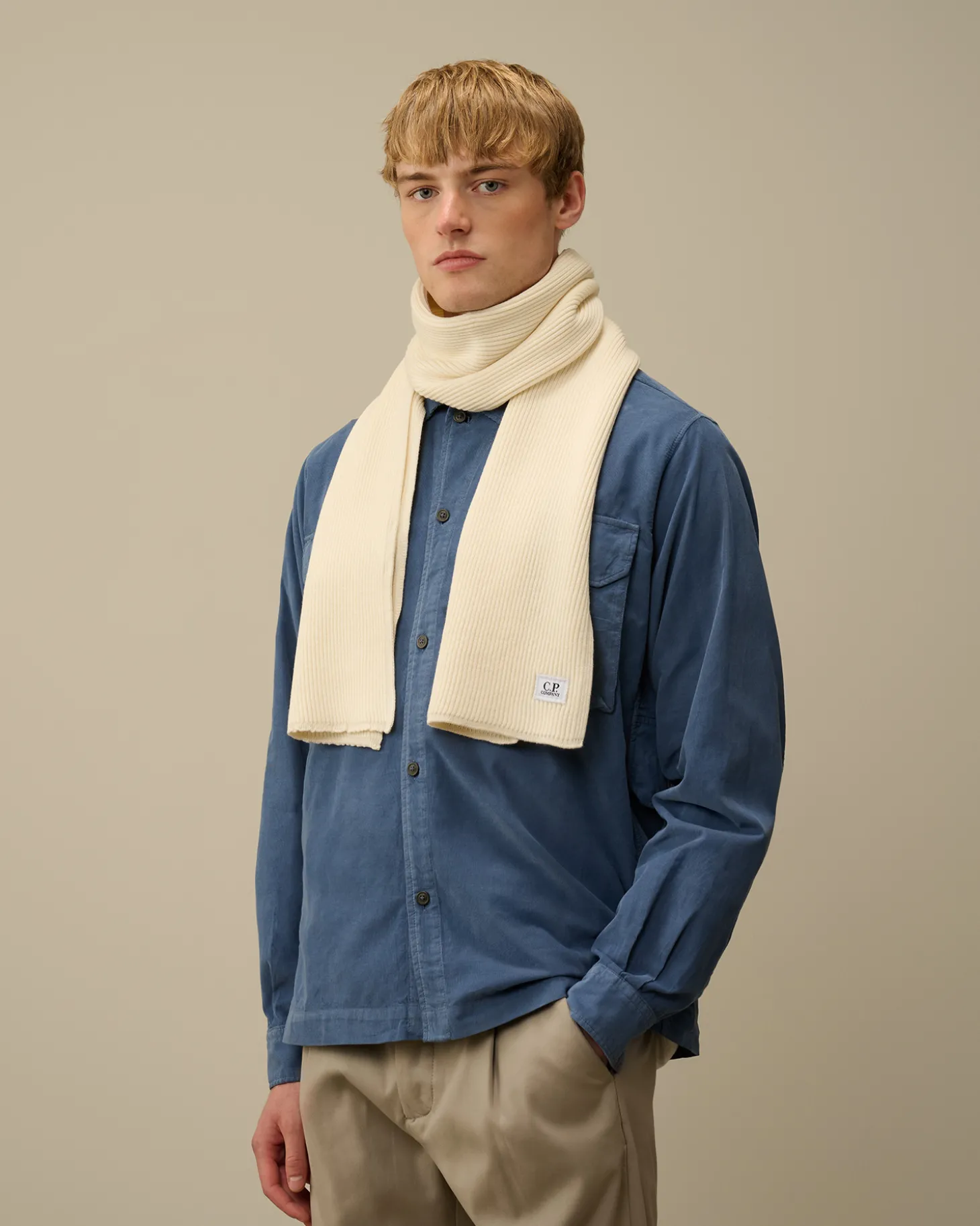 Re-Wool Knit Scarf<C.P. Company Discount