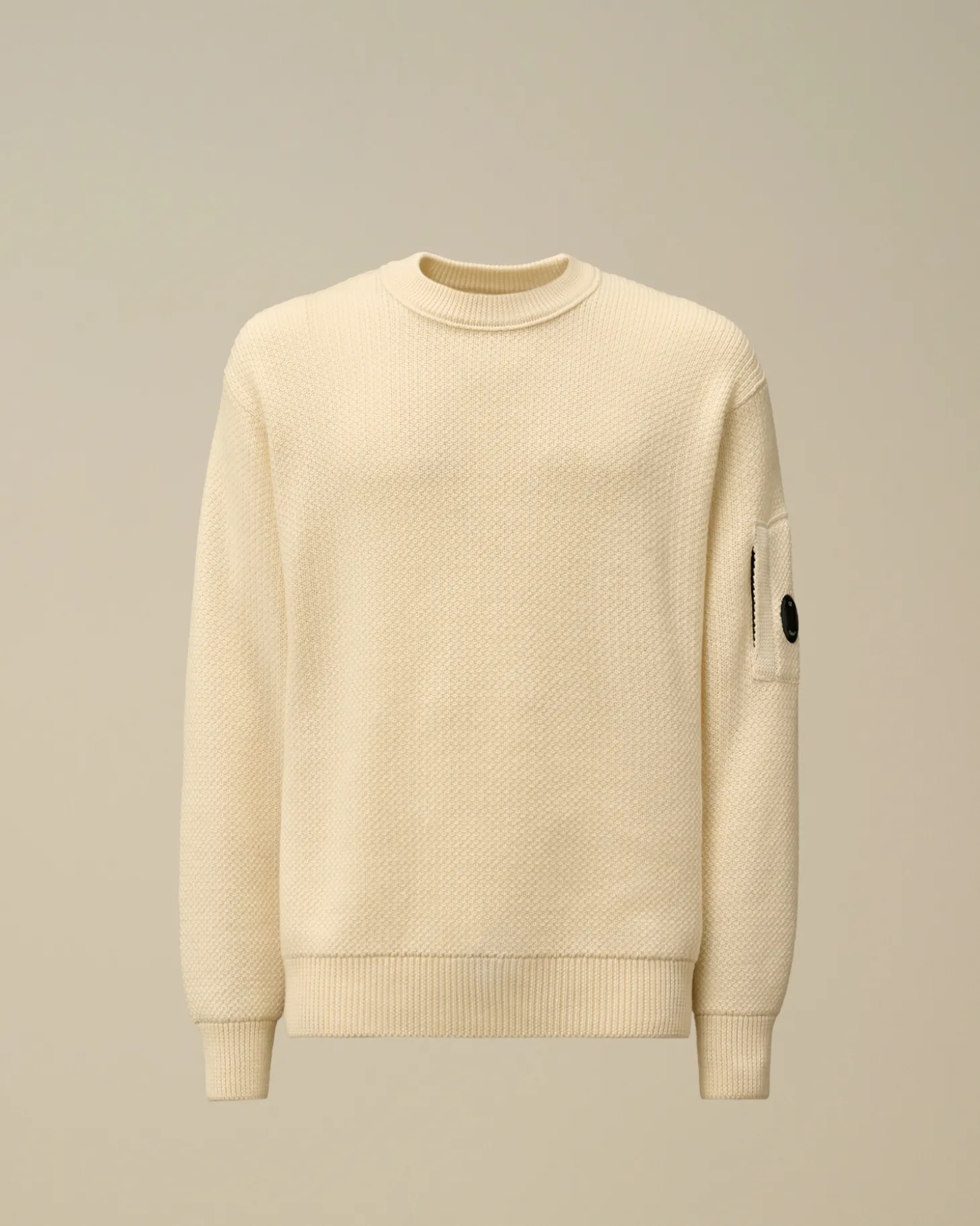 Re-Wool Lens Crewneck Knit<C.P. Company Fashion