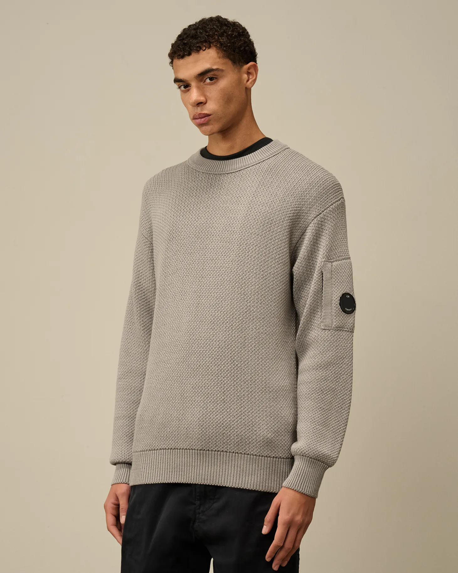 Re-Wool Lens Crewneck Knit<C.P. Company Shop