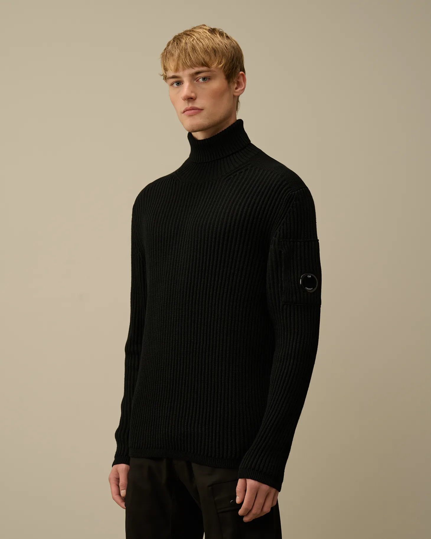 Re-Wool Turtleneck Knit<C.P. Company Clearance