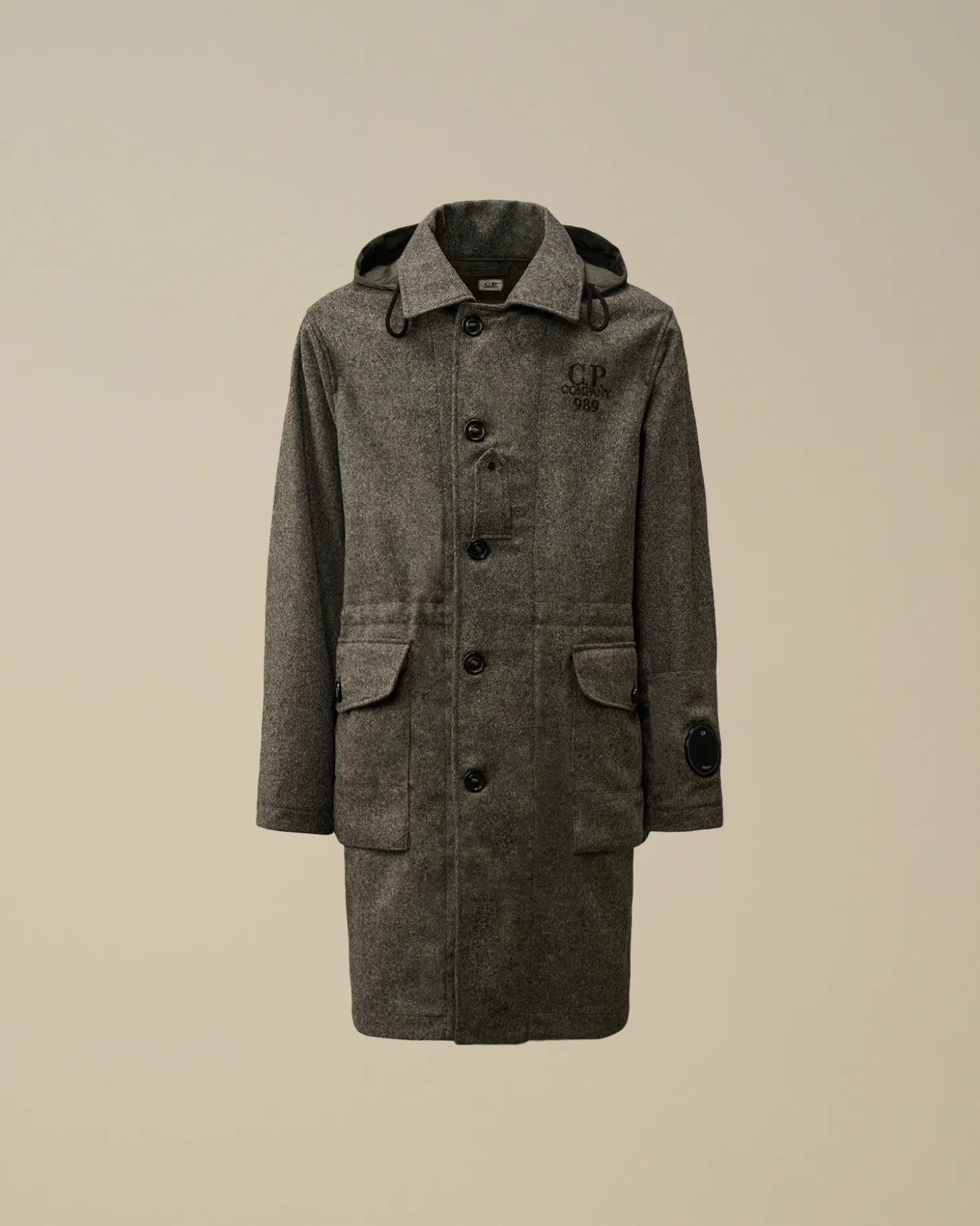 Shetland Twill Hooded Car Coat<C.P. Company Outlet