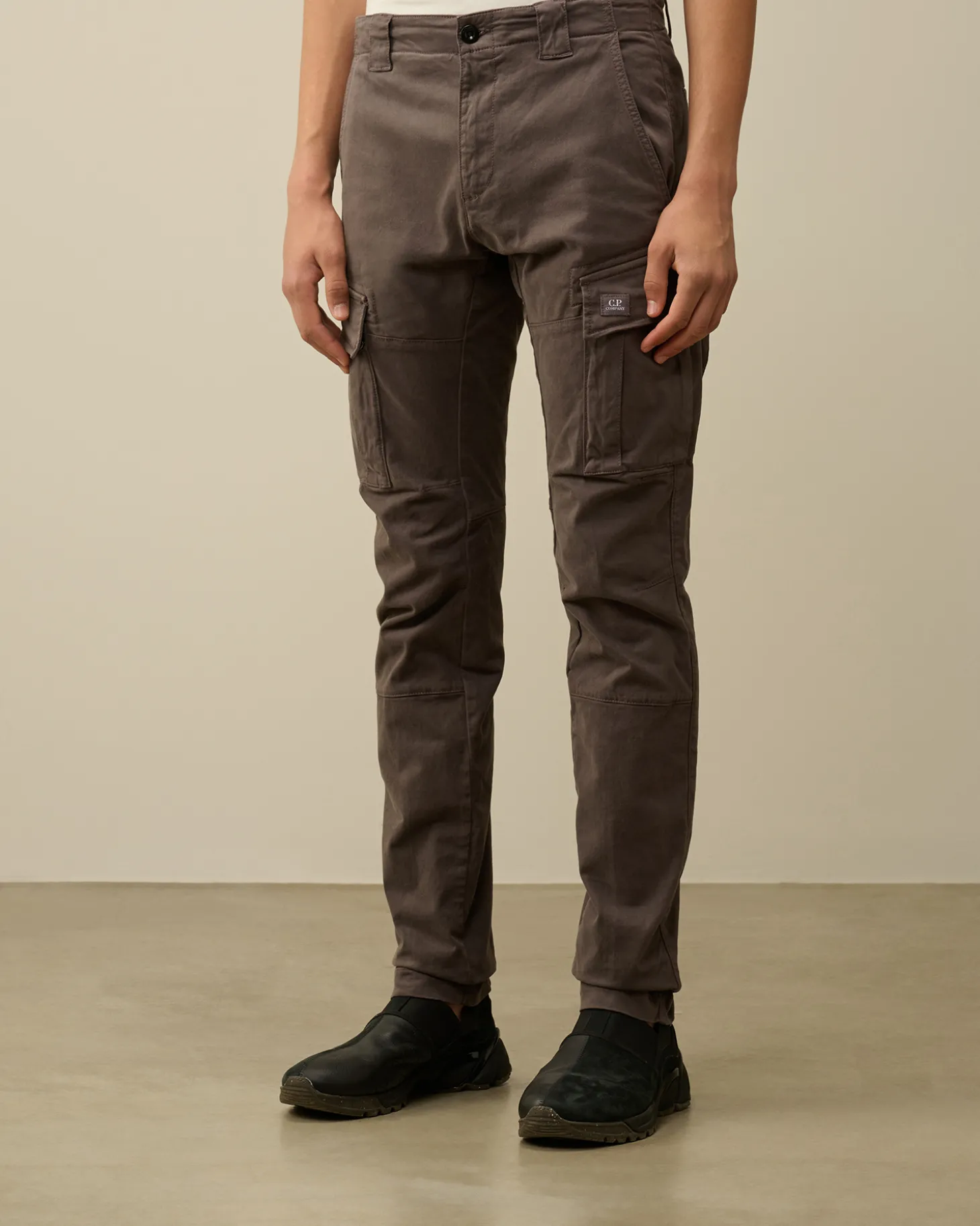 Stretch Sateen Ergonomic Cargo Pants<C.P. Company Online