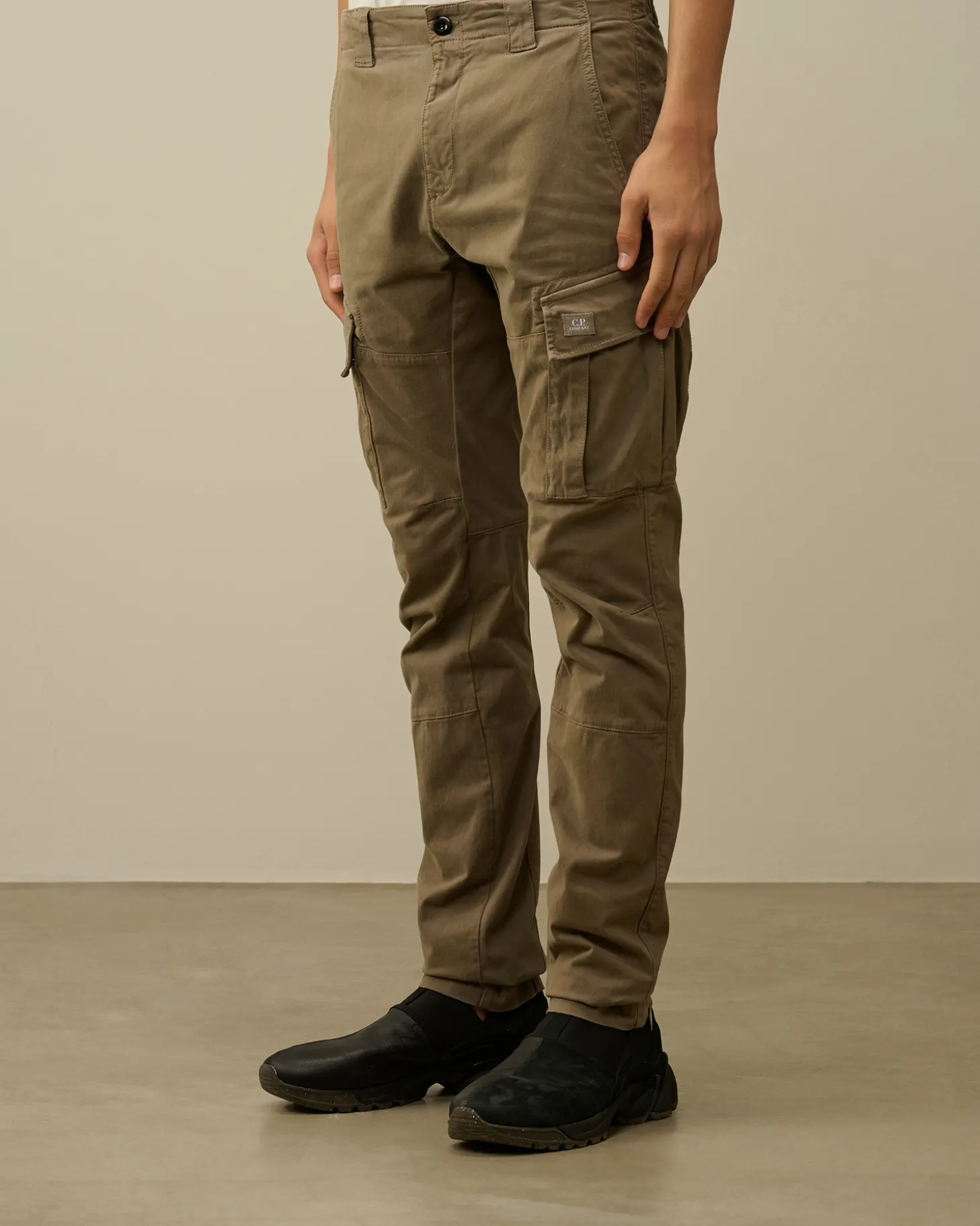 Stretch Sateen Ergonomic Cargo Pants<C.P. Company Flash Sale