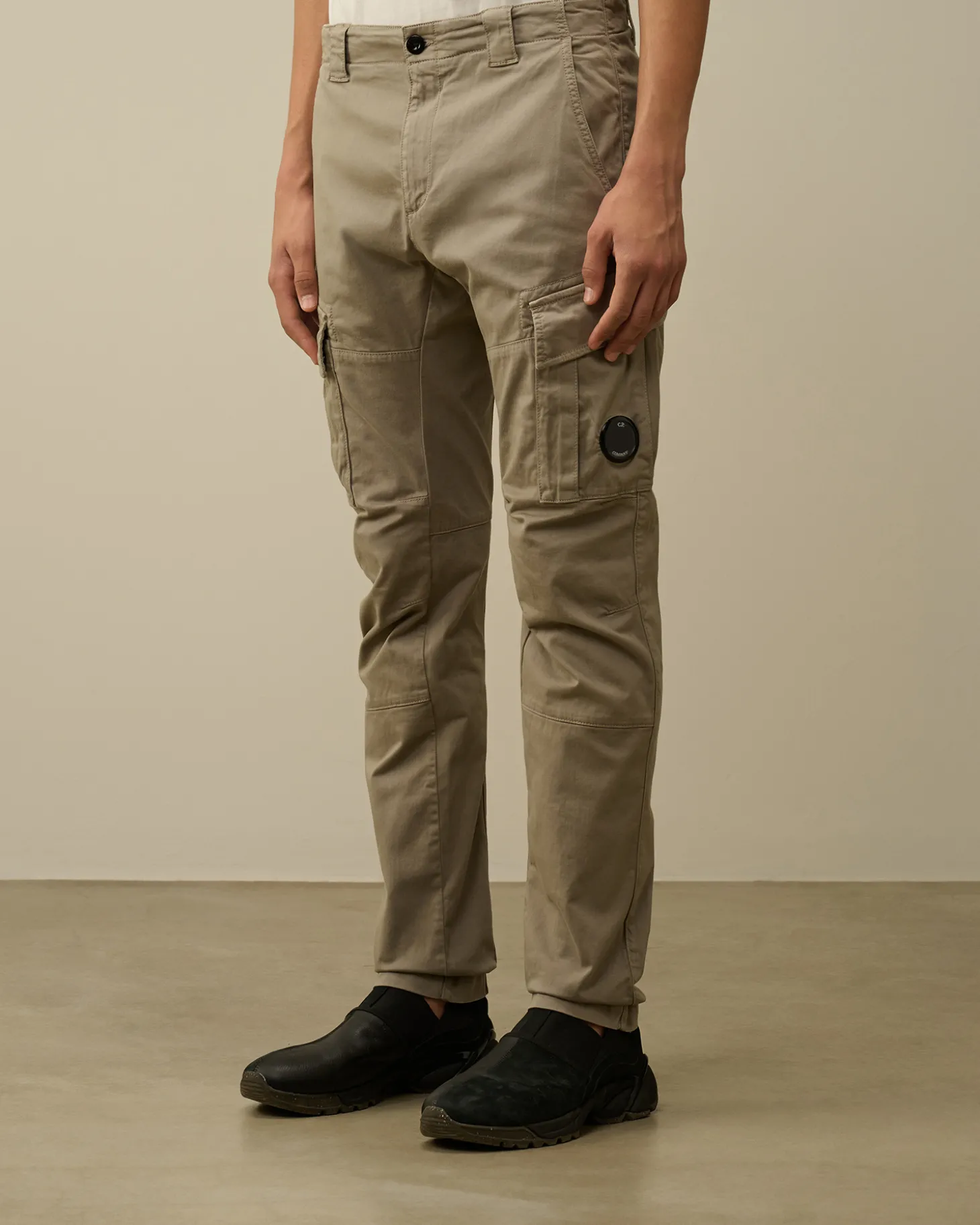 Stretch Sateen Ergonomic Lens Double Cargo Pants<C.P. Company Best Sale