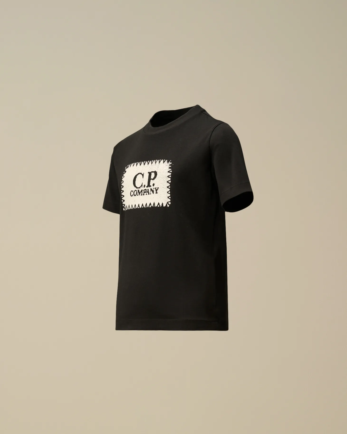 U16 Cotton Jersey 30/1 Label Style T-Shirt<C.P. Company Clearance