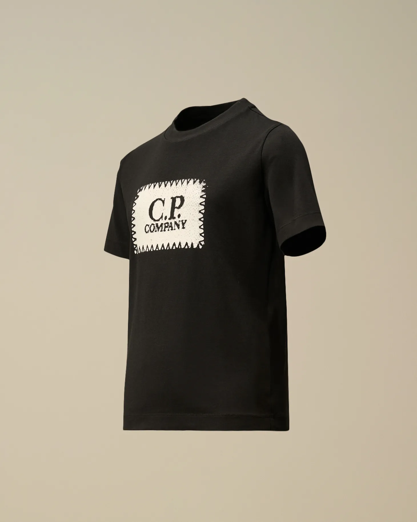 U16 Cotton Jersey 30/1 Label Style T-Shirt<C.P. Company Best Sale