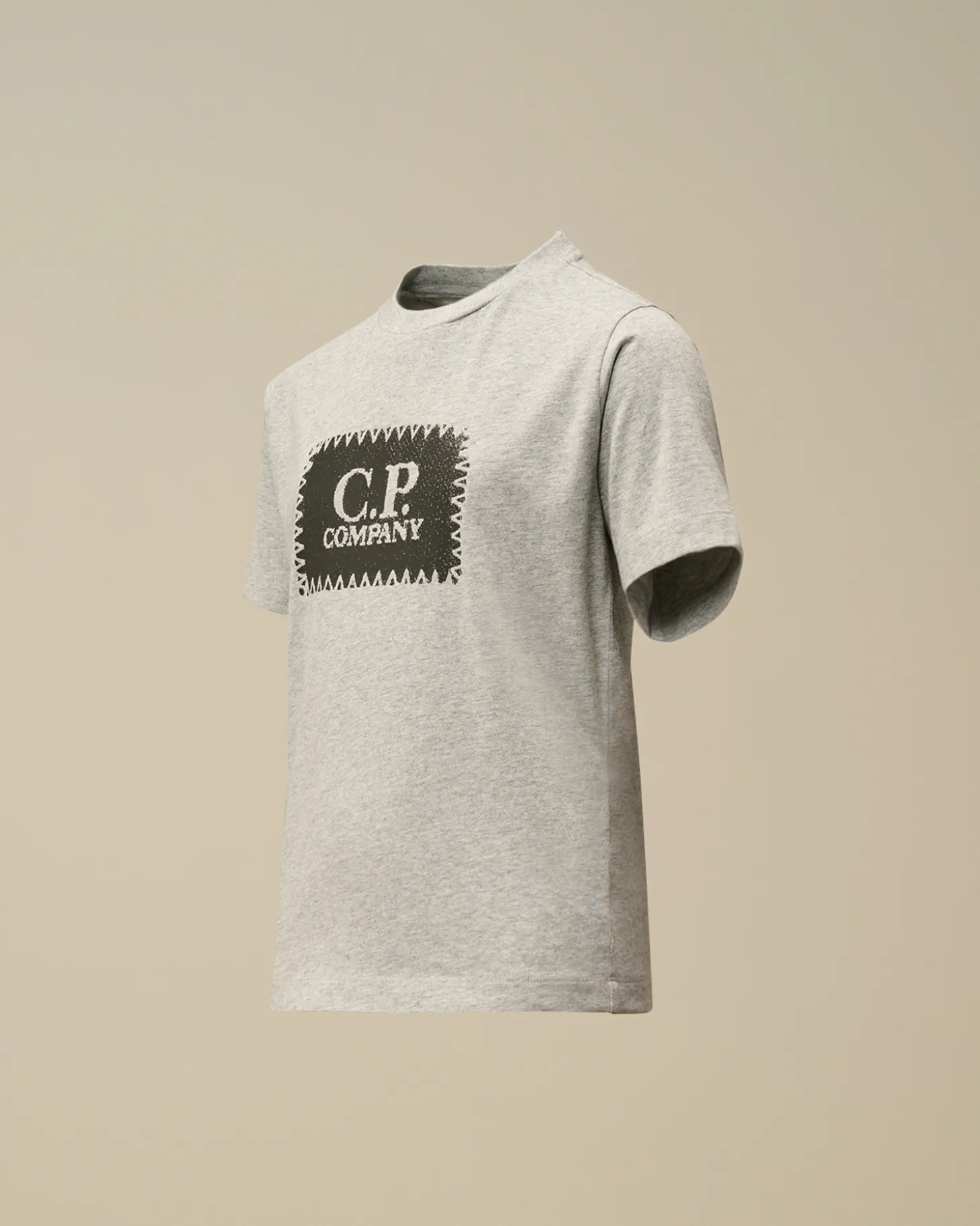 U16 Cotton Jersey 30/1 Label Style T-Shirt<C.P. Company Outlet