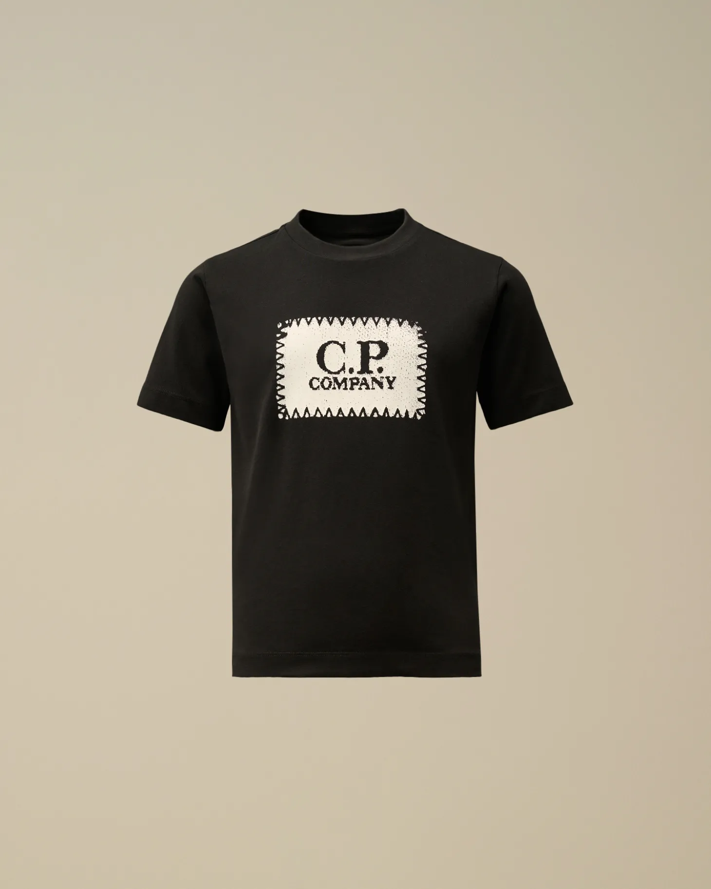 U16 Cotton Jersey 30/1 Label Style T-Shirt<C.P. Company Clearance