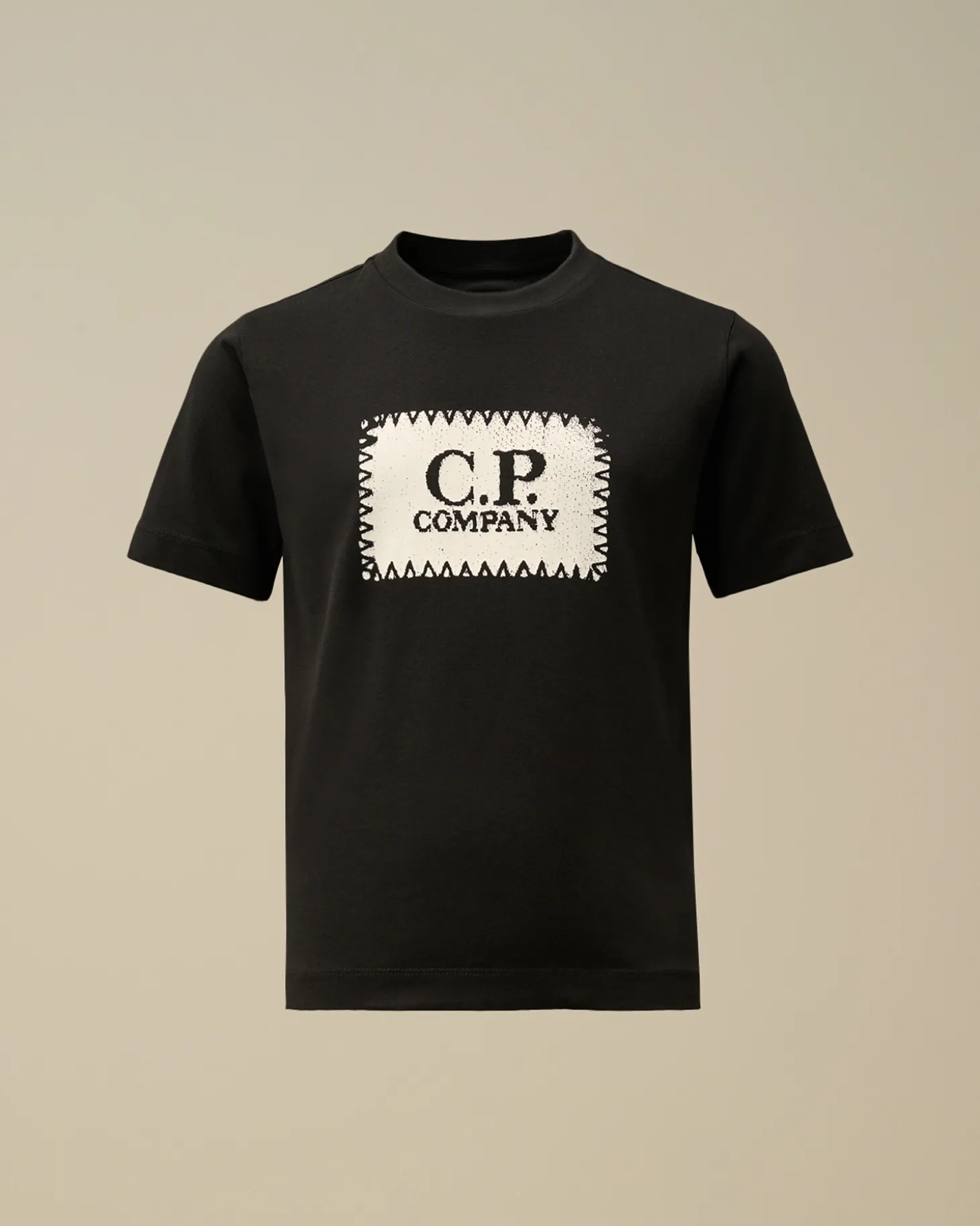 U16 Cotton Jersey 30/1 Label Style T-Shirt<C.P. Company Best Sale