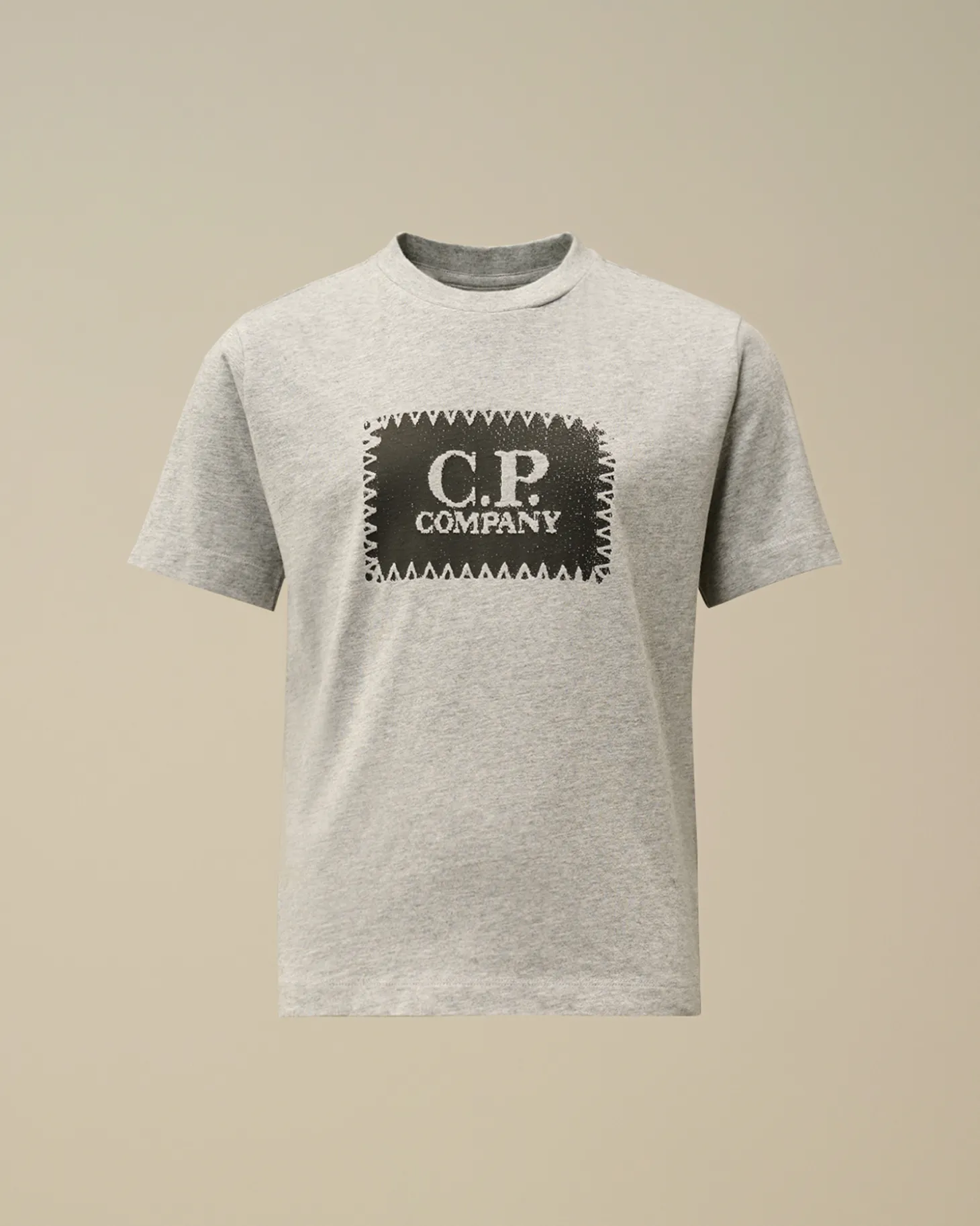 U16 Cotton Jersey 30/1 Label Style T-Shirt<C.P. Company Outlet