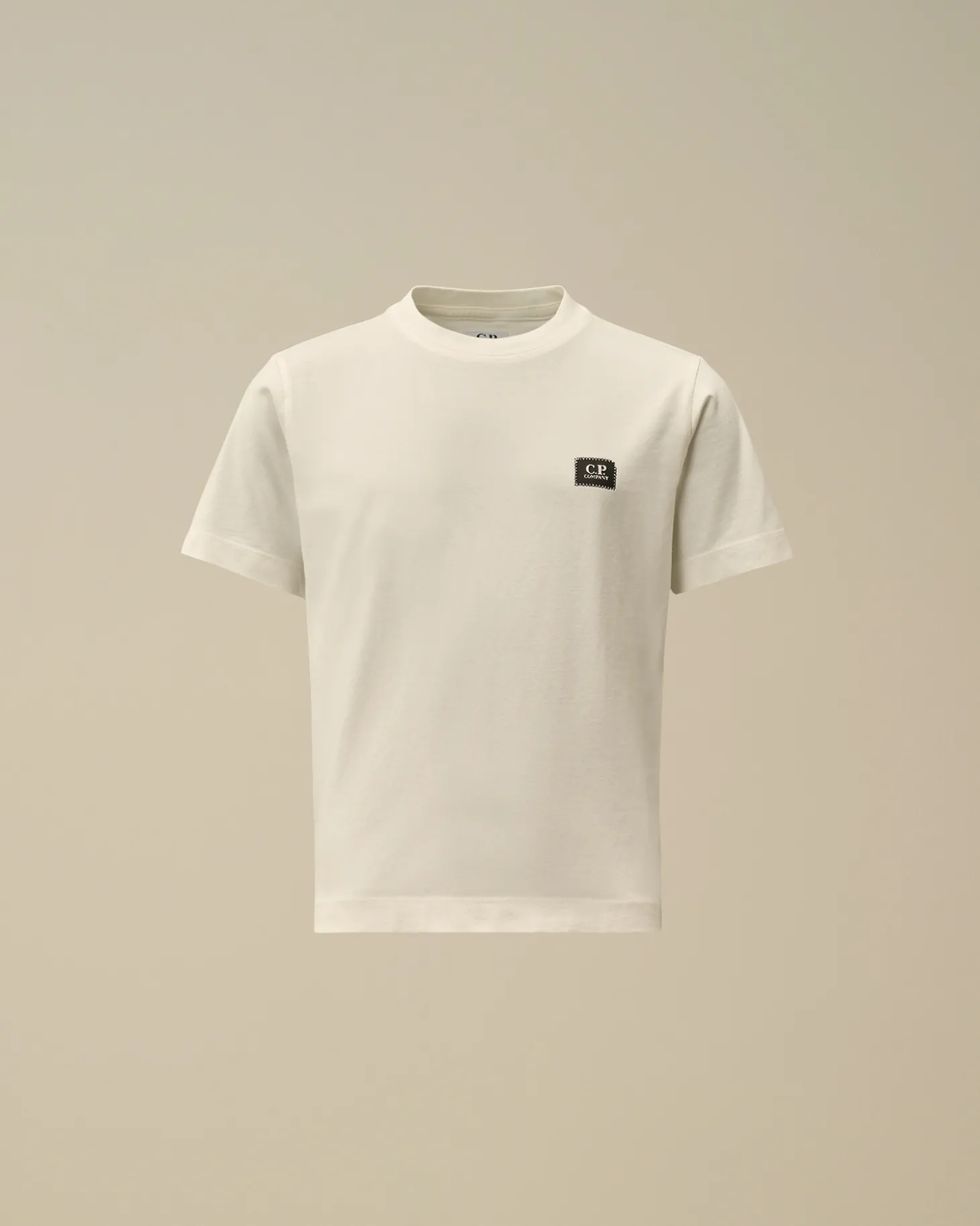 U16 Cotton Jersey 30/1 Logo T-Shirt<C.P. Company Fashion