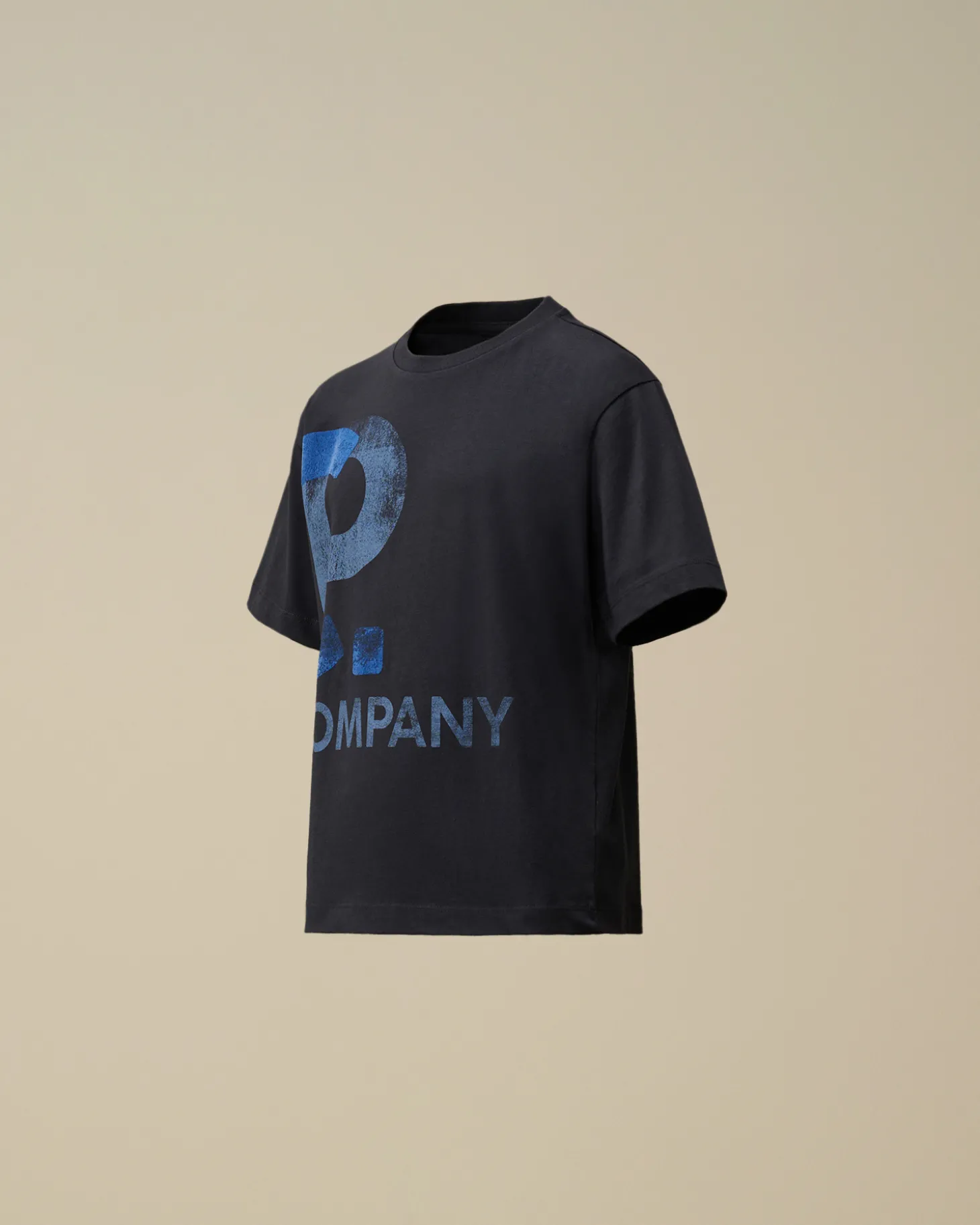 U16 Cotton Jersey 30/1 Maxi Logo T-Shirt<C.P. Company Clearance