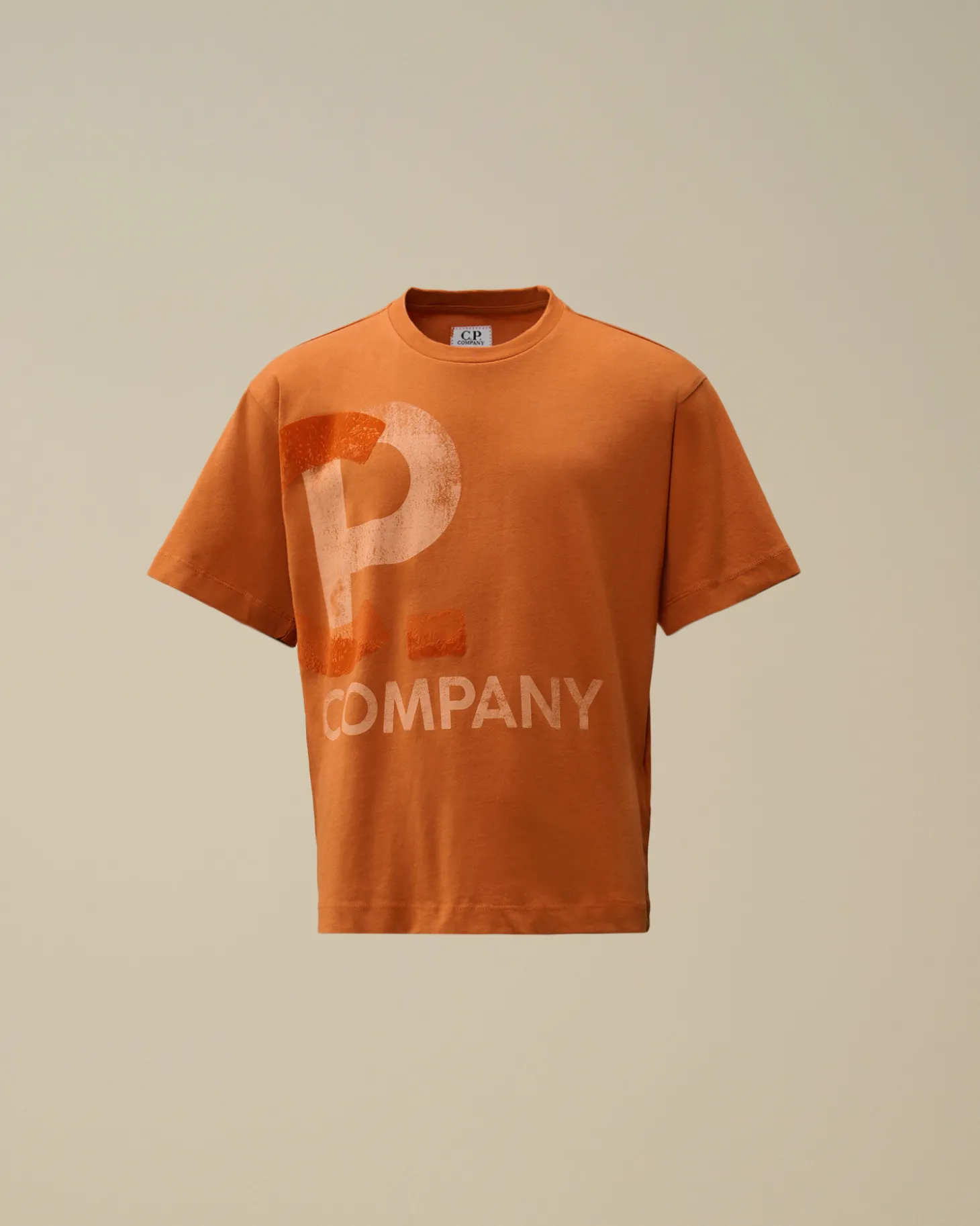 U16 Cotton Jersey 30/1 Maxi Logo T-Shirt<C.P. Company Clearance