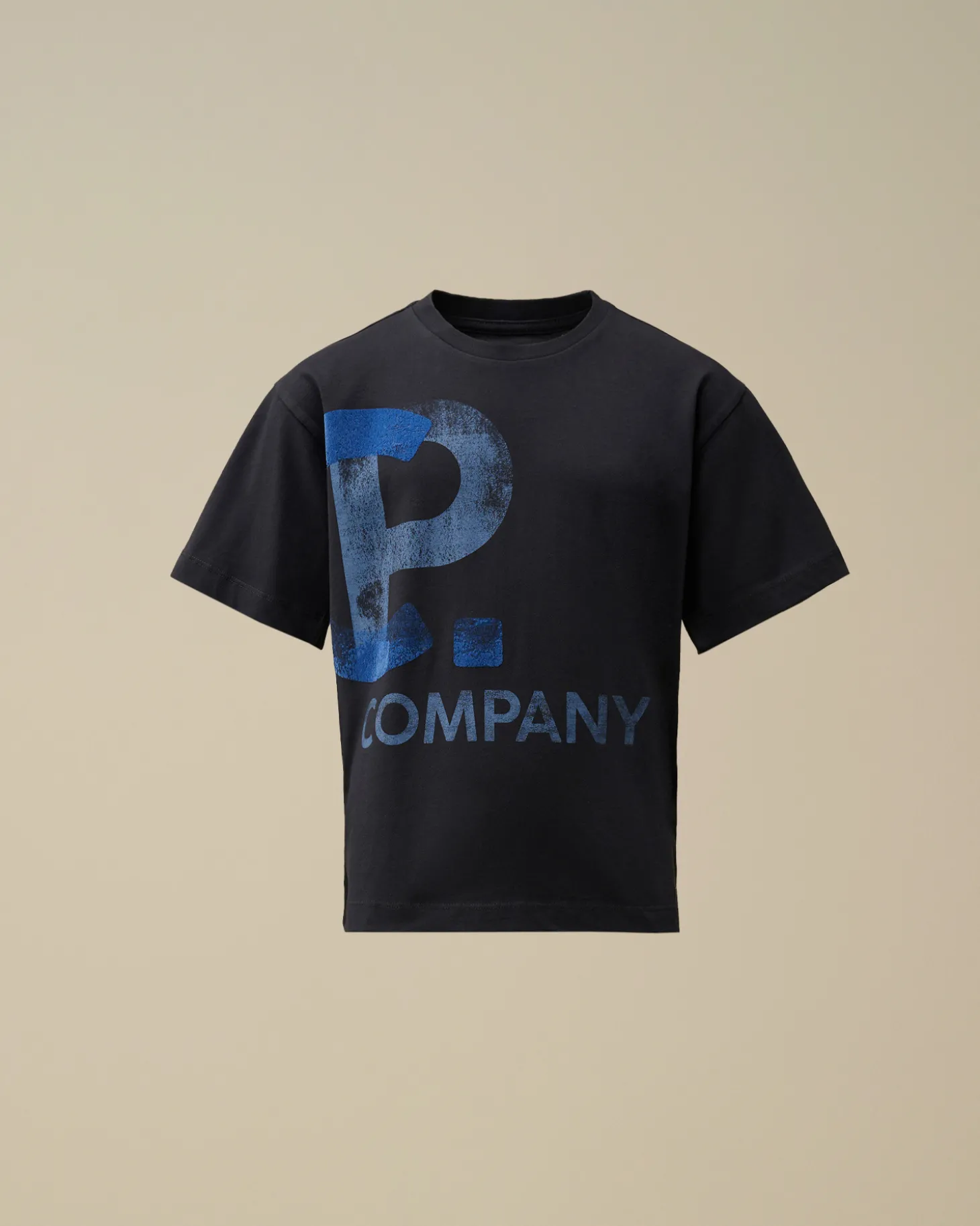 U16 Cotton Jersey 30/1 Maxi Logo T-Shirt<C.P. Company Clearance