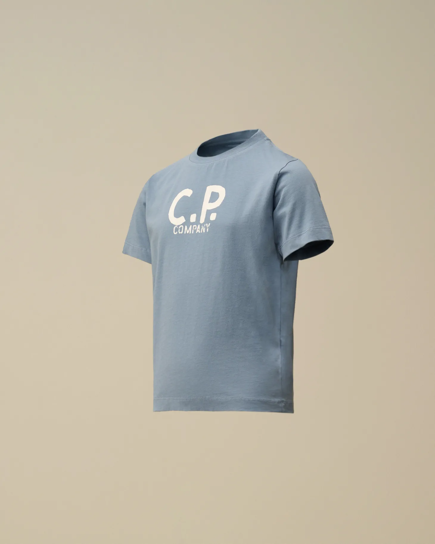 U16 Cotton Jersey 30/1 Printed Logo T-Shirt<C.P. Company Hot