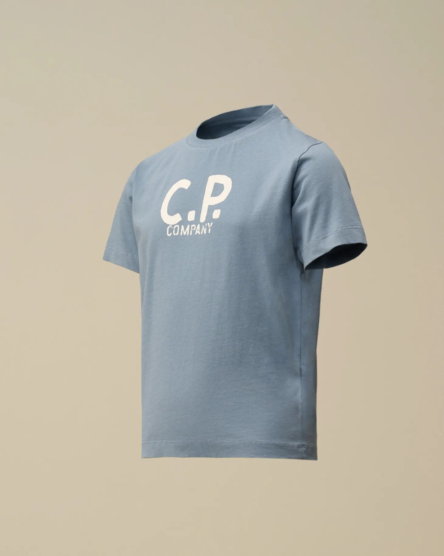 U16 Cotton Jersey 30/1 Printed Logo T-Shirt<C.P. Company Hot