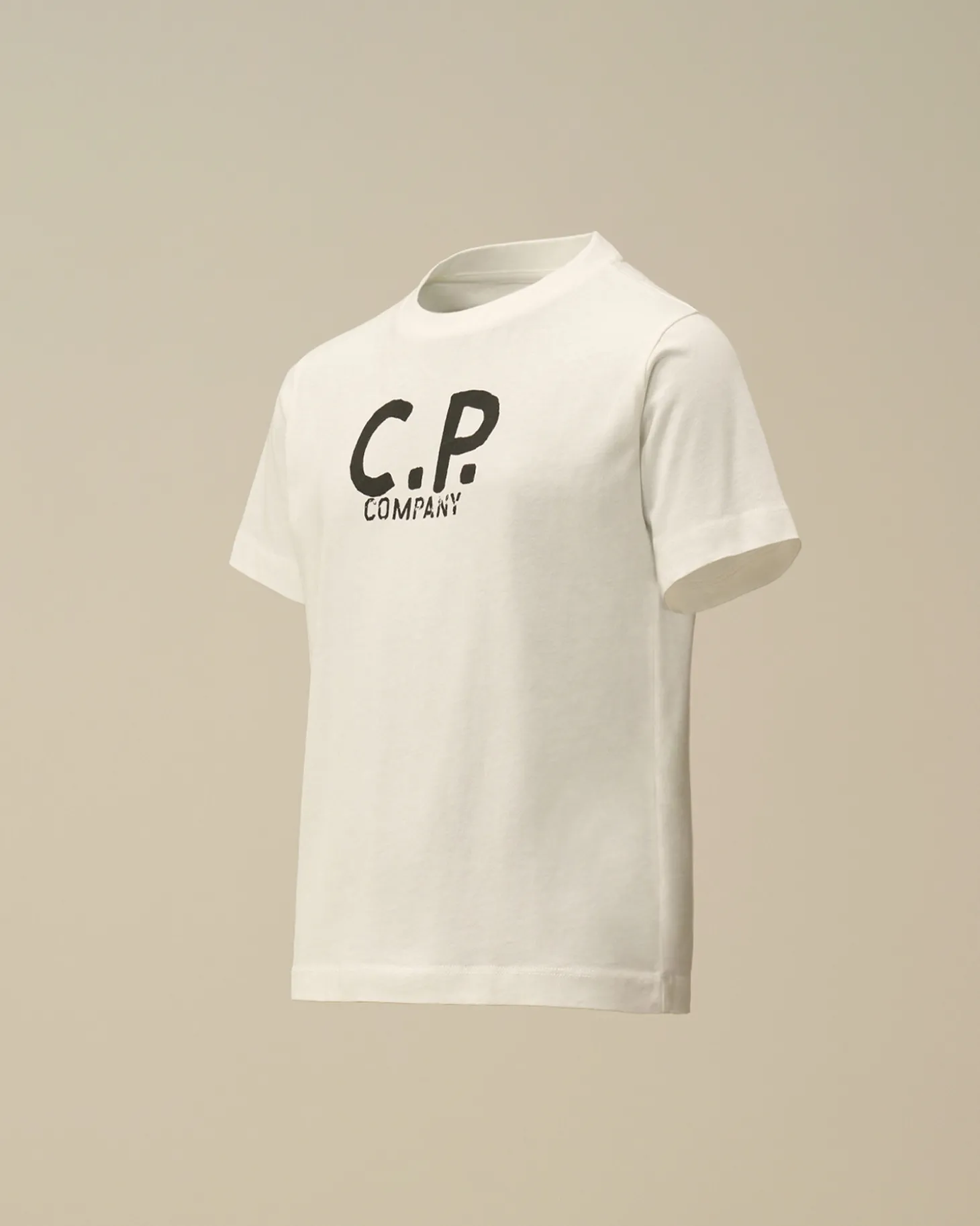 U16 Cotton Jersey 30/1 Printed Logo T-Shirt<C.P. Company Online