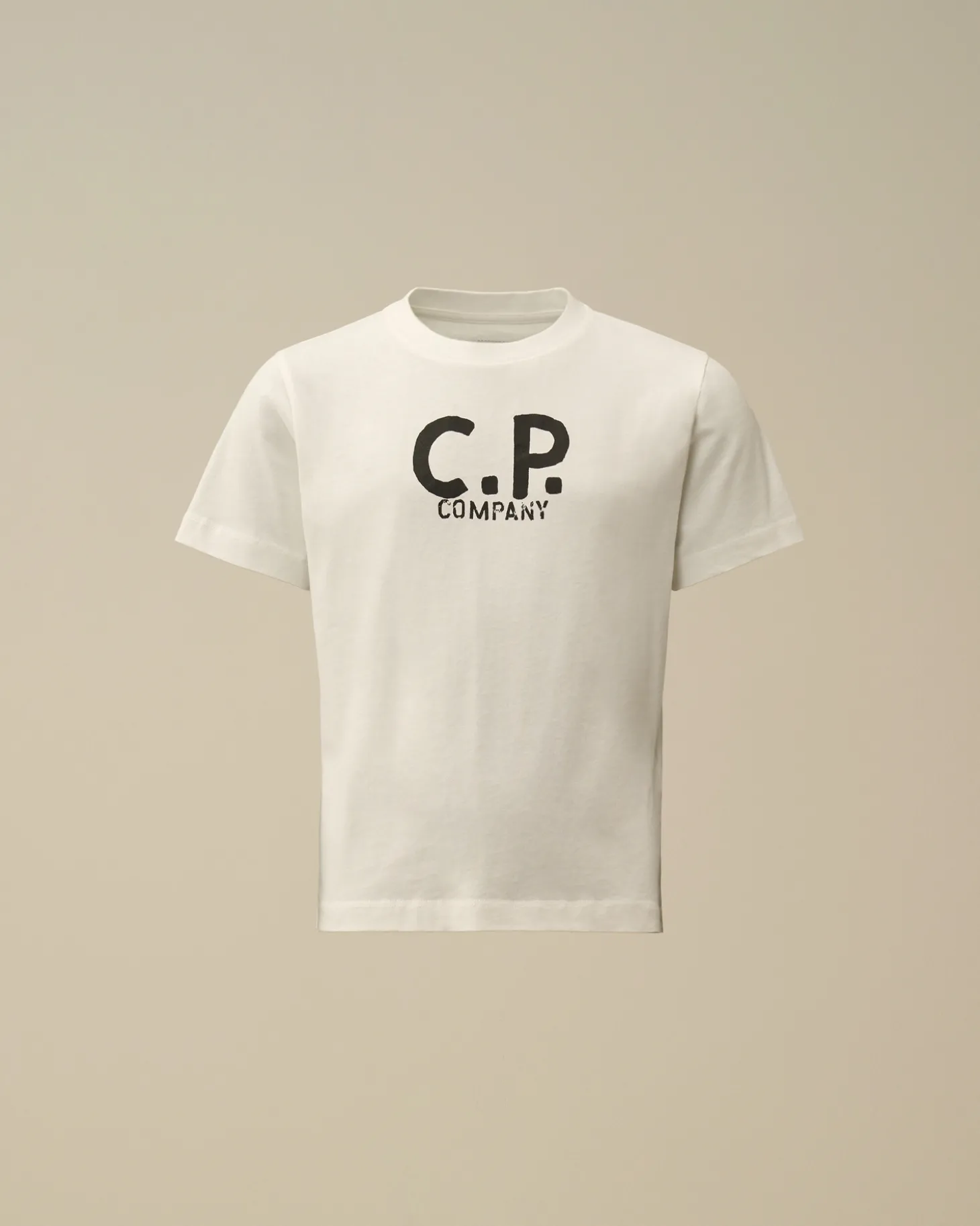 U16 Cotton Jersey 30/1 Printed Logo T-Shirt<C.P. Company Cheap