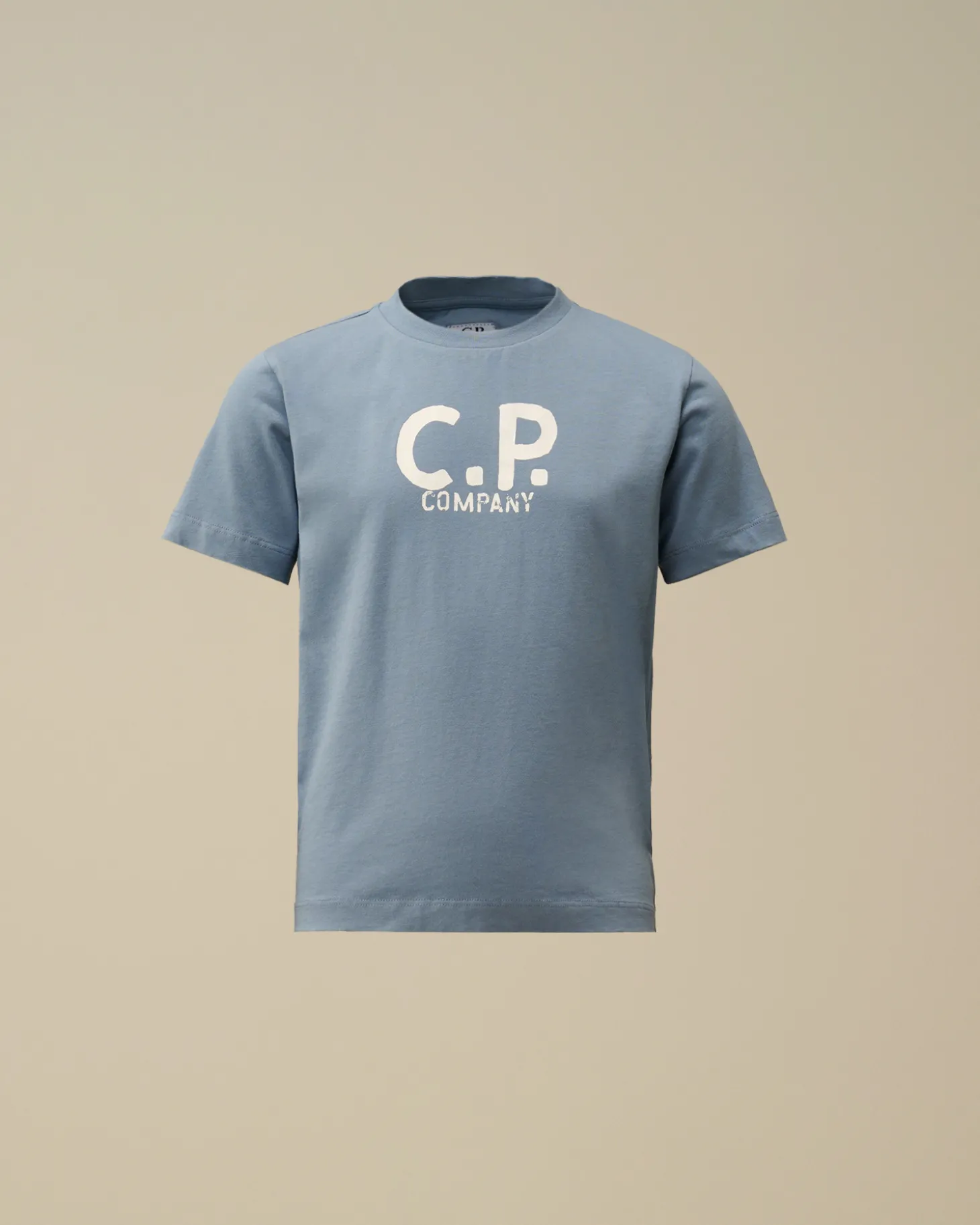 U16 Cotton Jersey 30/1 Printed Logo T-Shirt<C.P. Company Hot