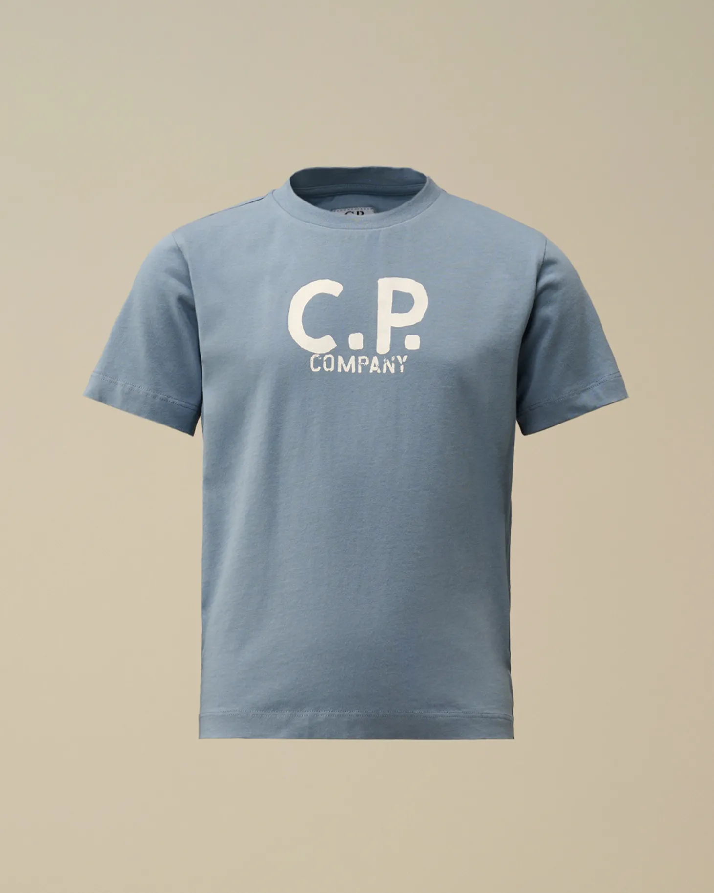 U16 Cotton Jersey 30/1 Printed Logo T-Shirt<C.P. Company Hot