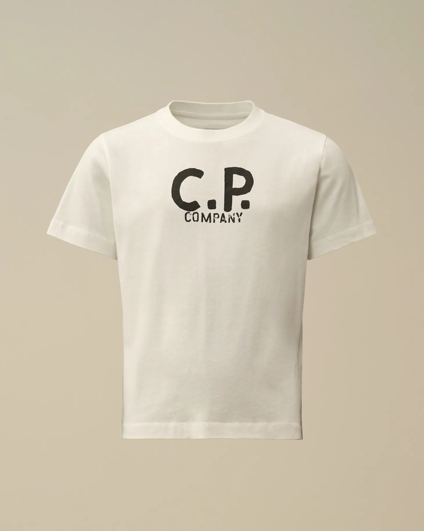 U16 Cotton Jersey 30/1 Printed Logo T-Shirt<C.P. Company Online