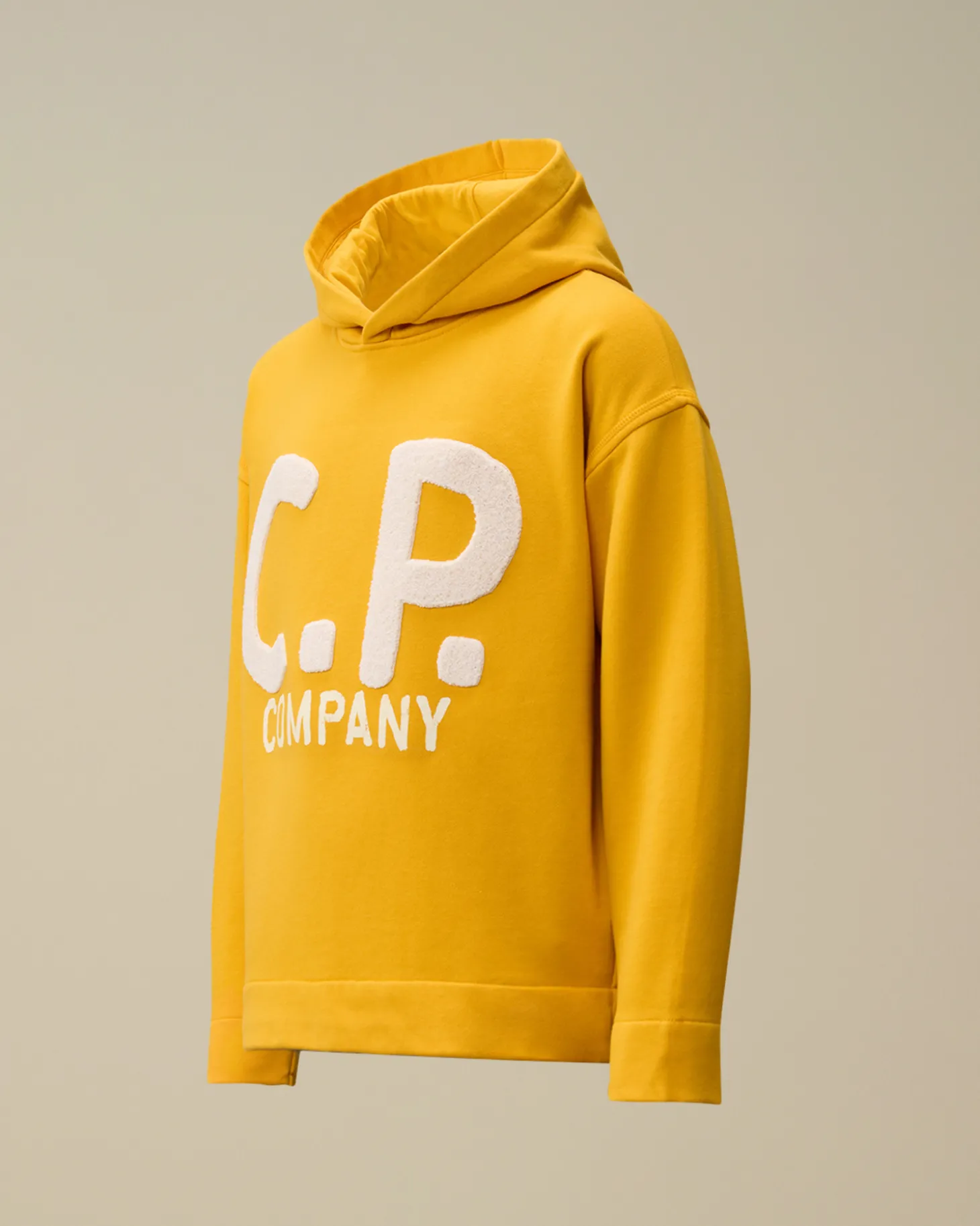 U16 Diagonal Fleece Boxy Hooded Sweatshirt<C.P. Company Discount