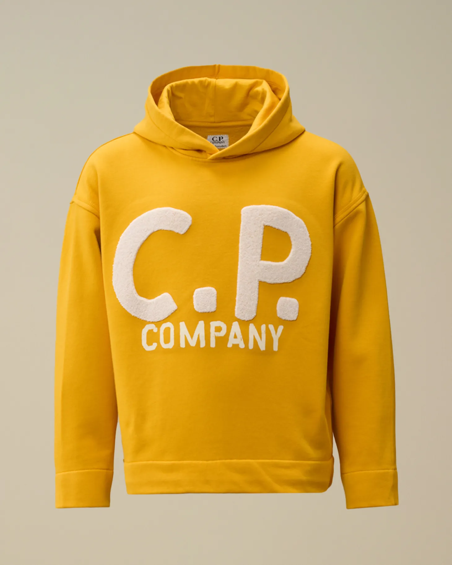 U16 Diagonal Fleece Boxy Hooded Sweatshirt<C.P. Company Discount