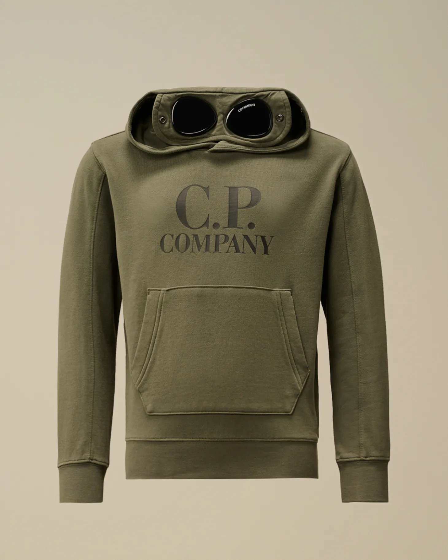 U16 Diagonal Fleece Goggle Hooded Sweatshirt<C.P. Company Cheap