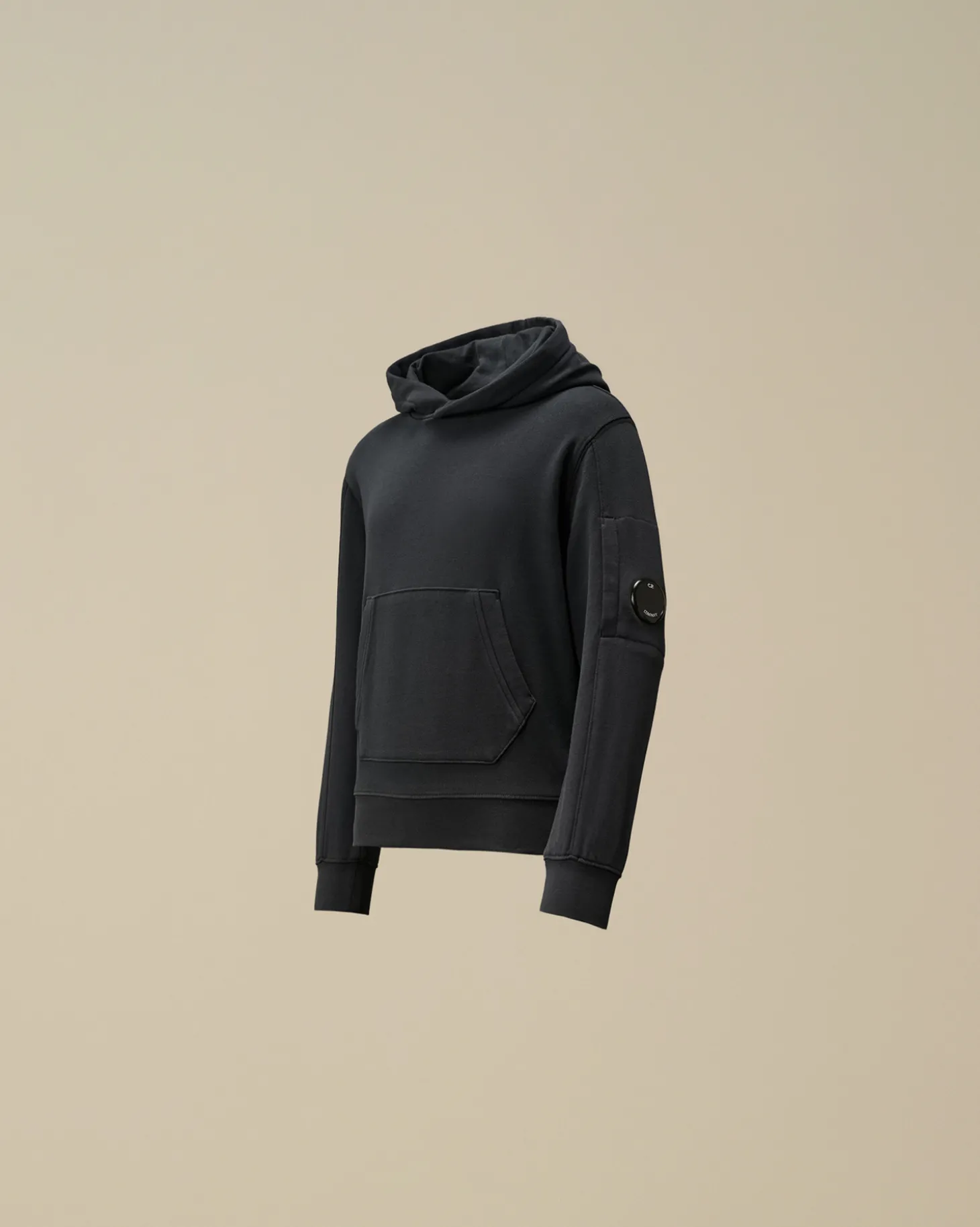 U16 Diagonal Fleece Hooded Sweatshirt<C.P. Company Shop