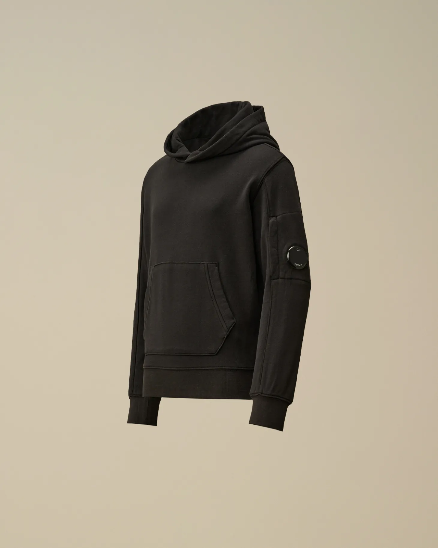 U16 Diagonal Fleece Hooded Sweatshirt<C.P. Company Shop